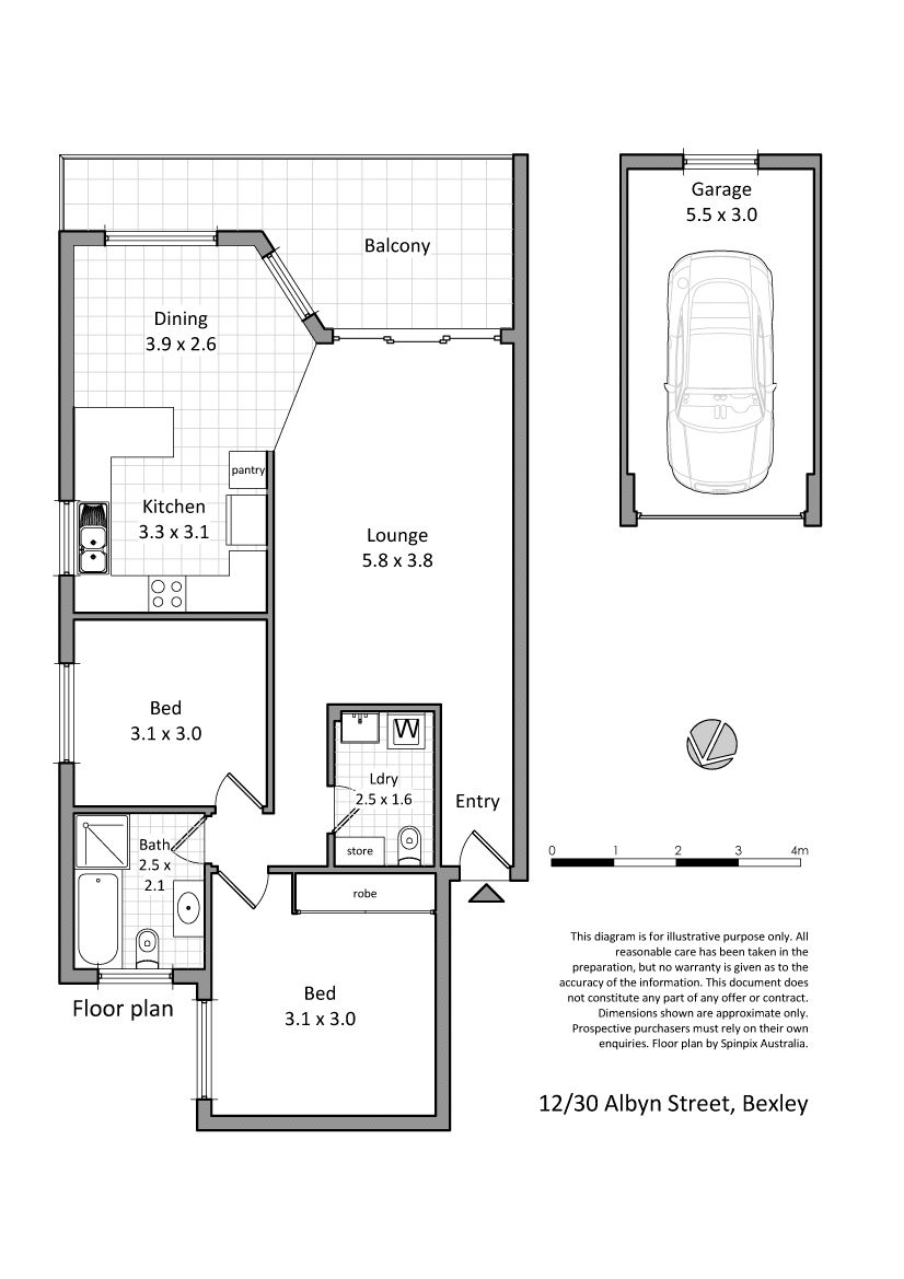 Privately situated at the rear with captivating district views