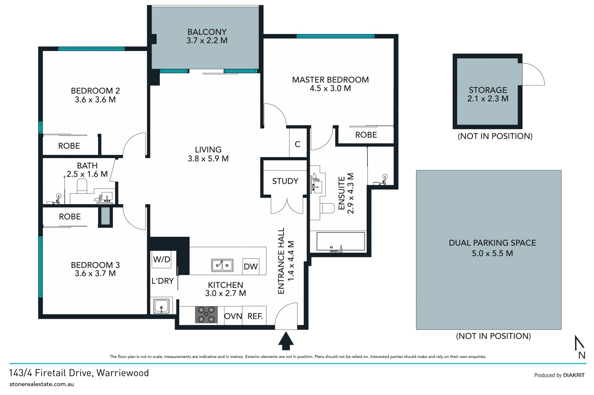 Upsize, downsize, right size - Sought after 3 bedroom plus study apartment 
- Block M