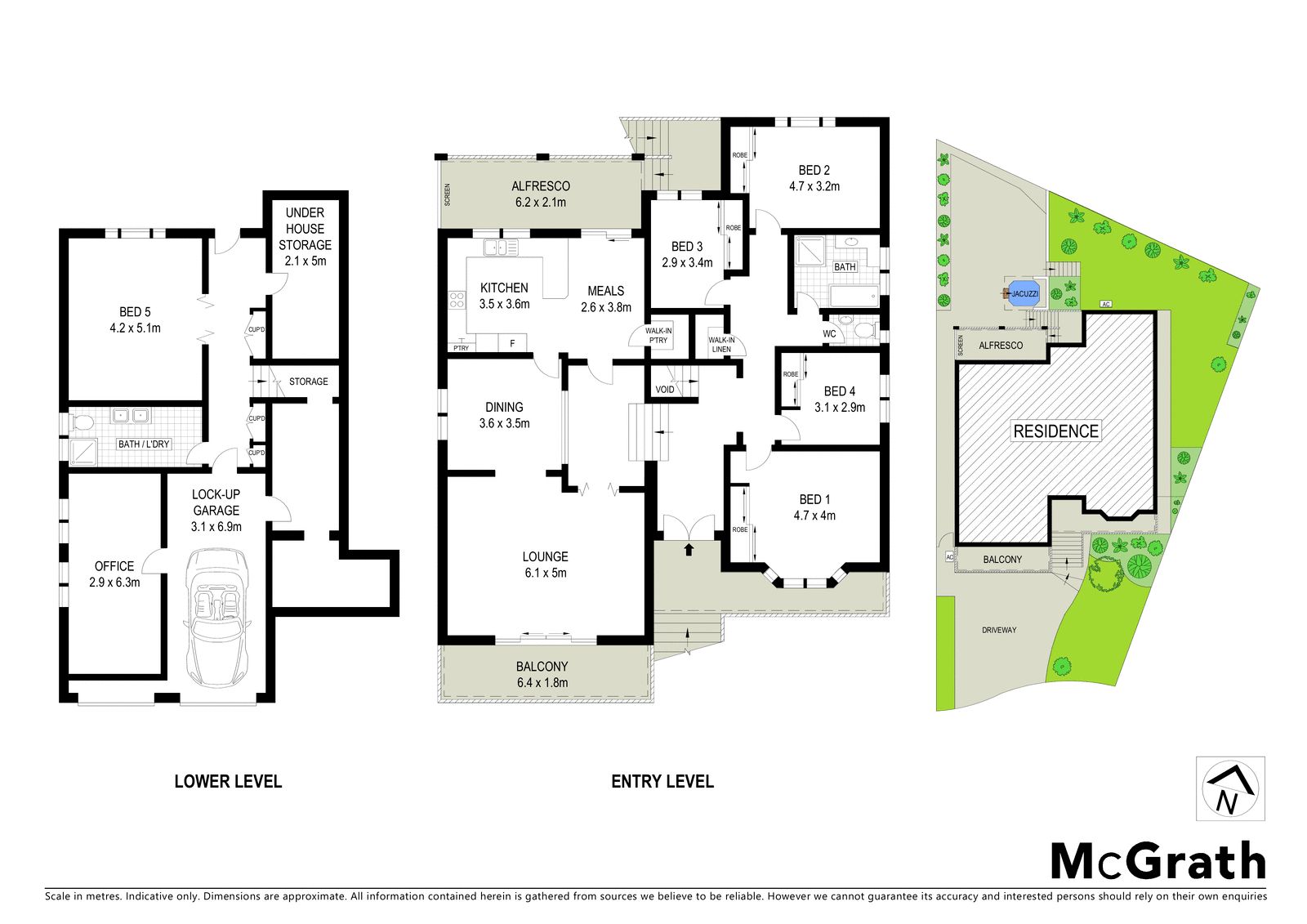 Double brick family home, versatile living areas