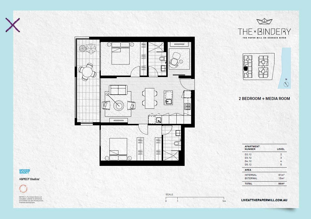 MODERN & CONVENIENT 2 BEDROOM + STUDY IN THE HEART OF LIVERPOOL