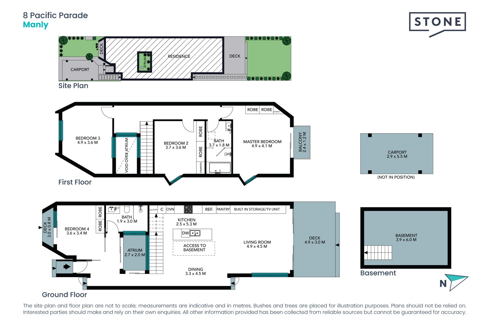 Designer sanctuary on the exclusive flat of Manly