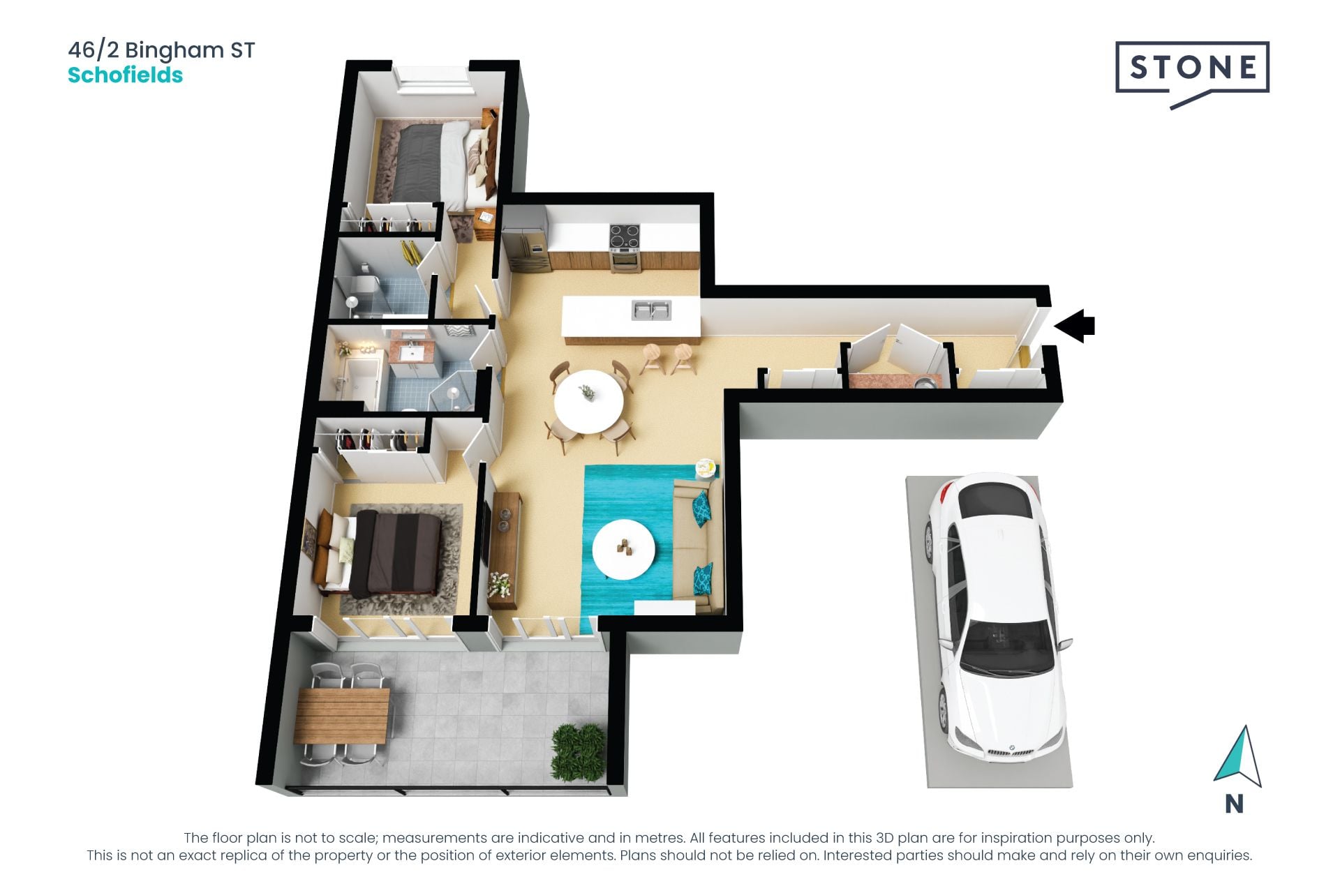 Luxury 2 bedroom apartment