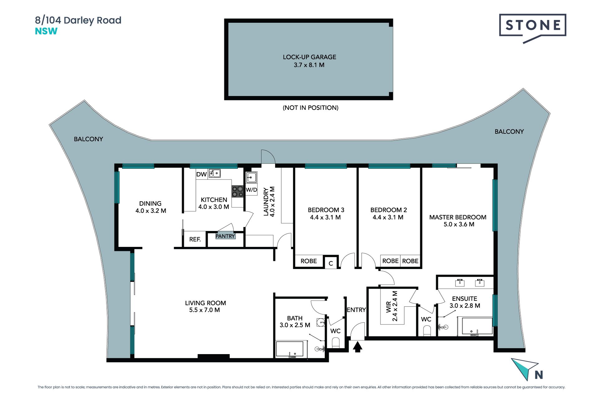 Expansive apartment with panoramic views