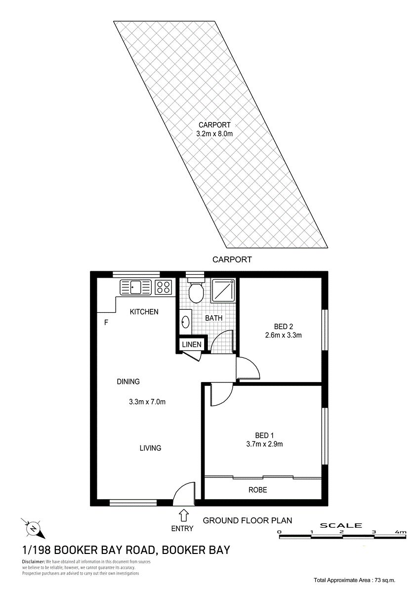 Modern apartment, beachfront complex