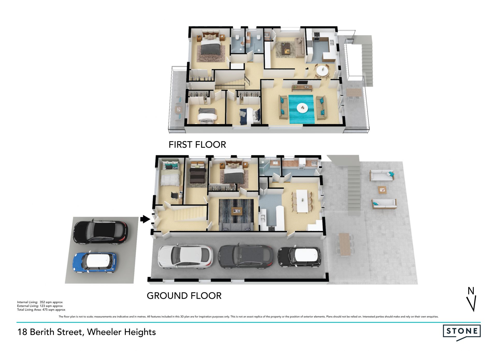 Extended family residence on a 1,208sqm level block with potential for subdivision