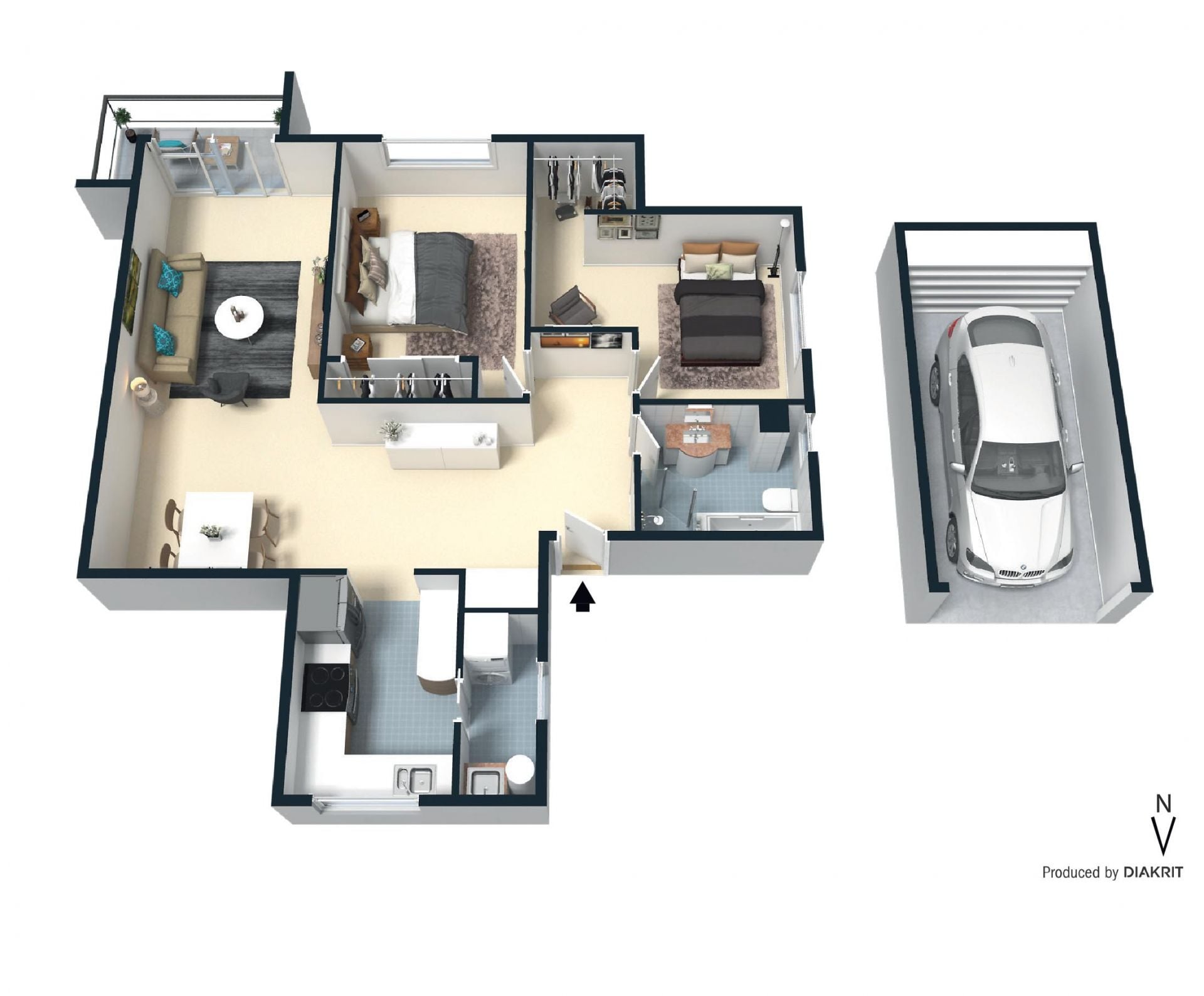 Comfortable & convenient beach pad