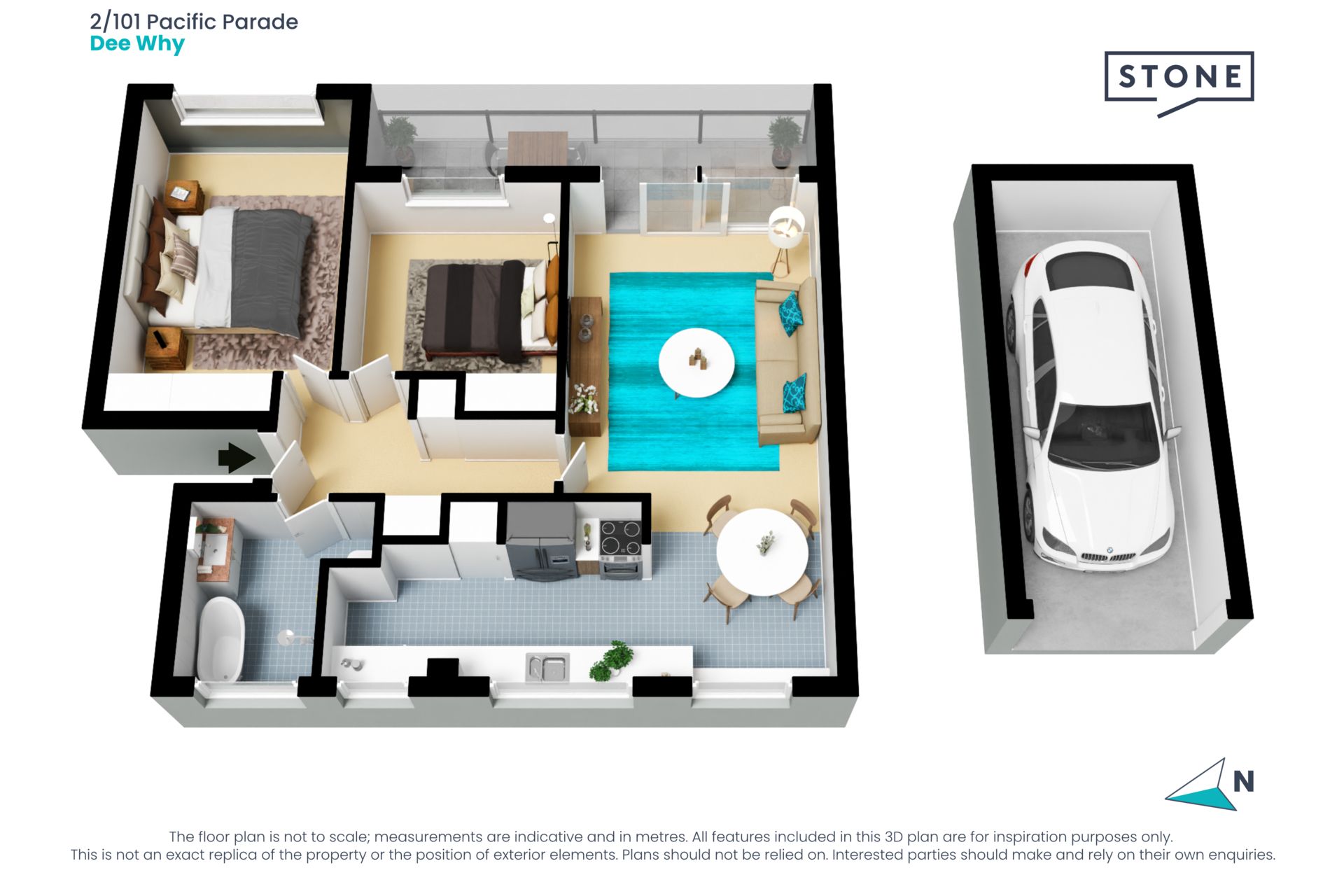 Stunning Lifestyle Apartment 500m From the Surf!