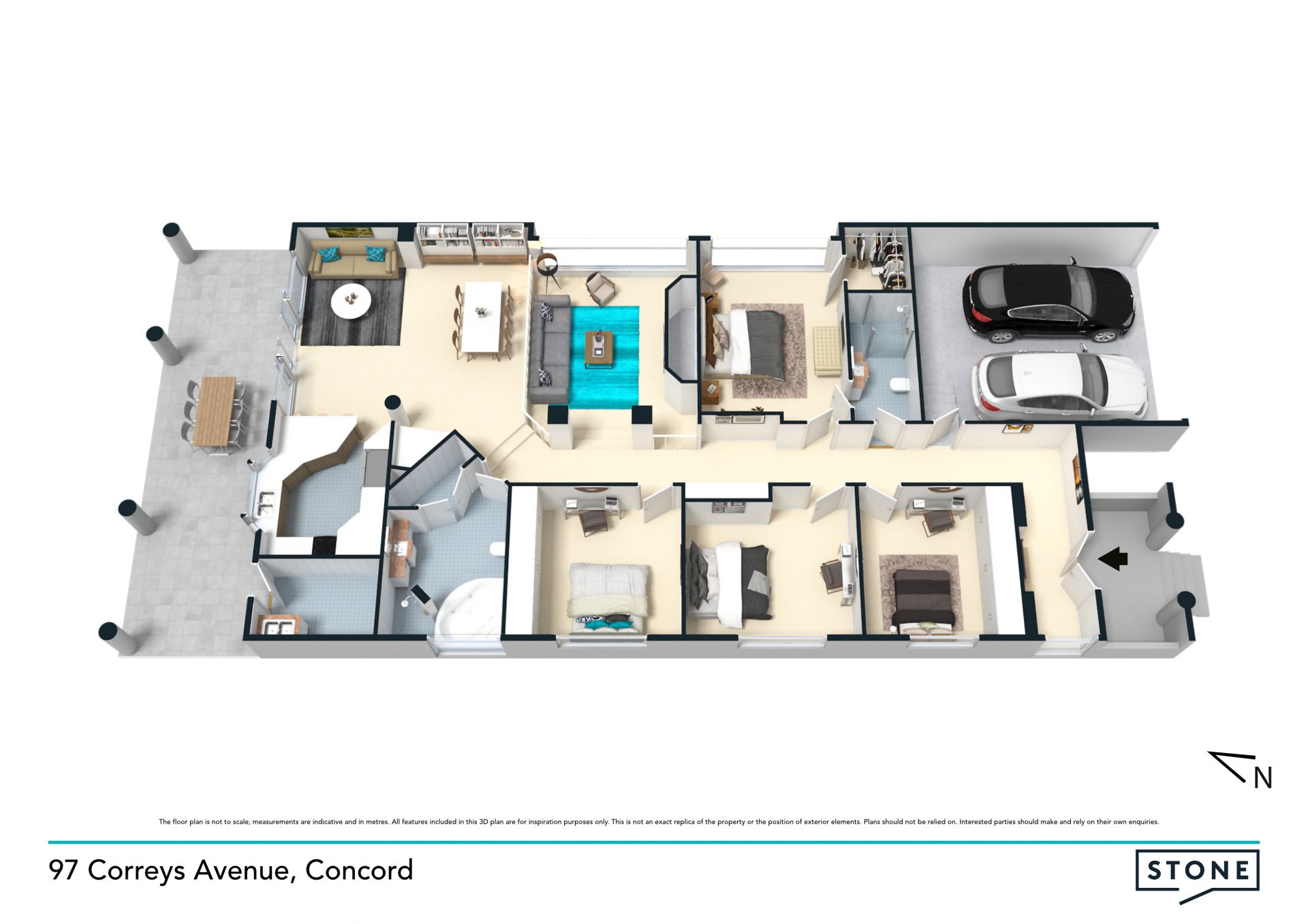 Contemporary family home in a central location
