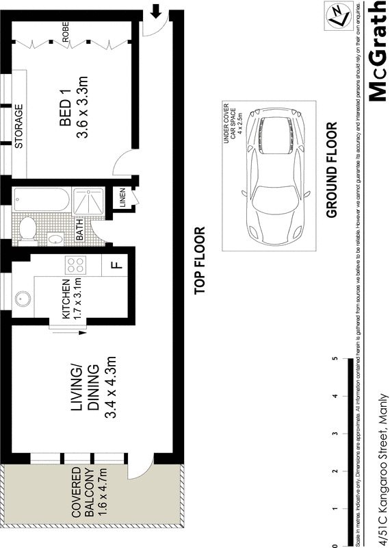 Ocean view apartment in boutique block