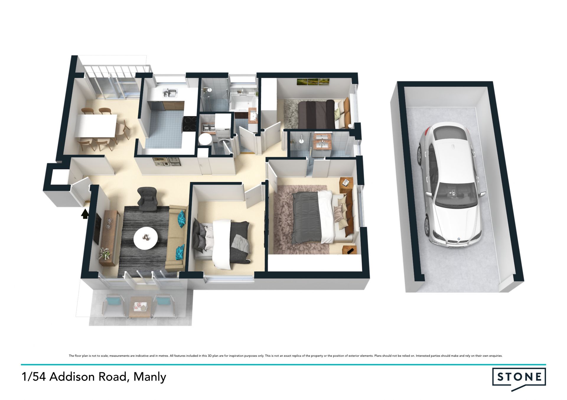 Lovely renovated apartment in quiet location