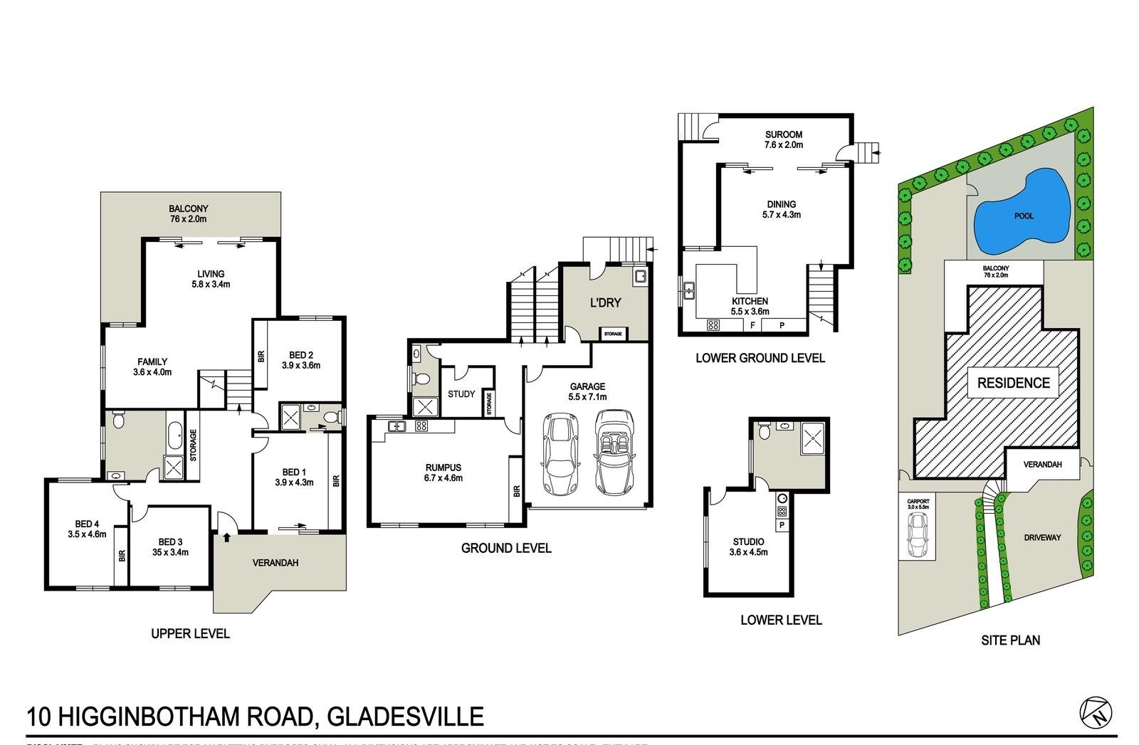 Prime Location and selfcontain Studio in the heart of Gladeville