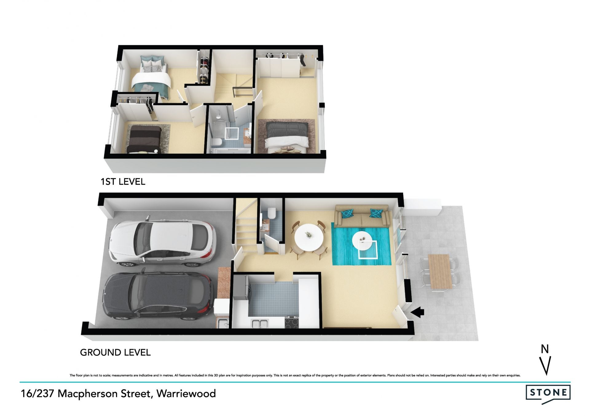 Spacious townhouse with great inside-outside flow in family-friendly setting
