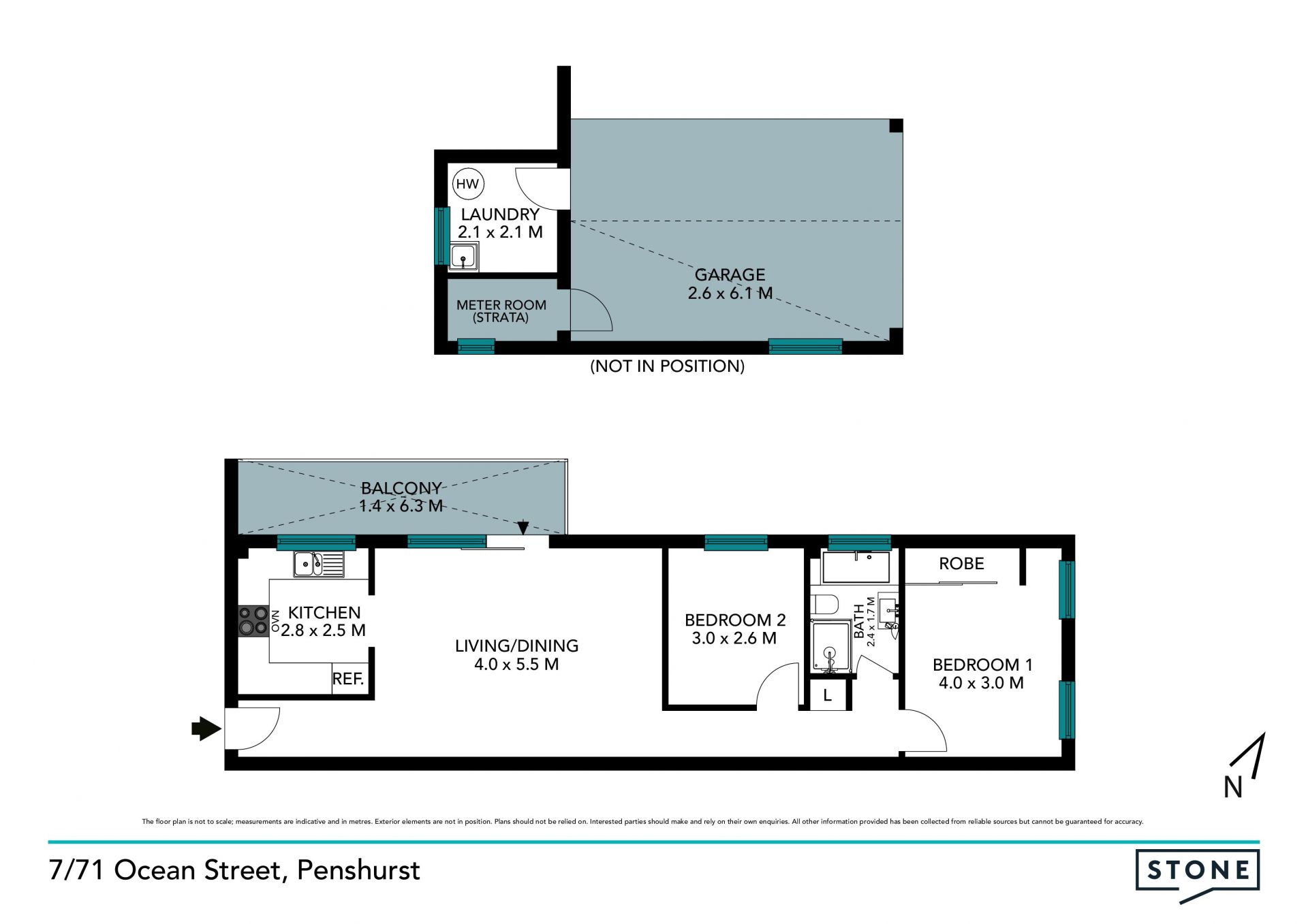 Stylish apartment in a convenient setting