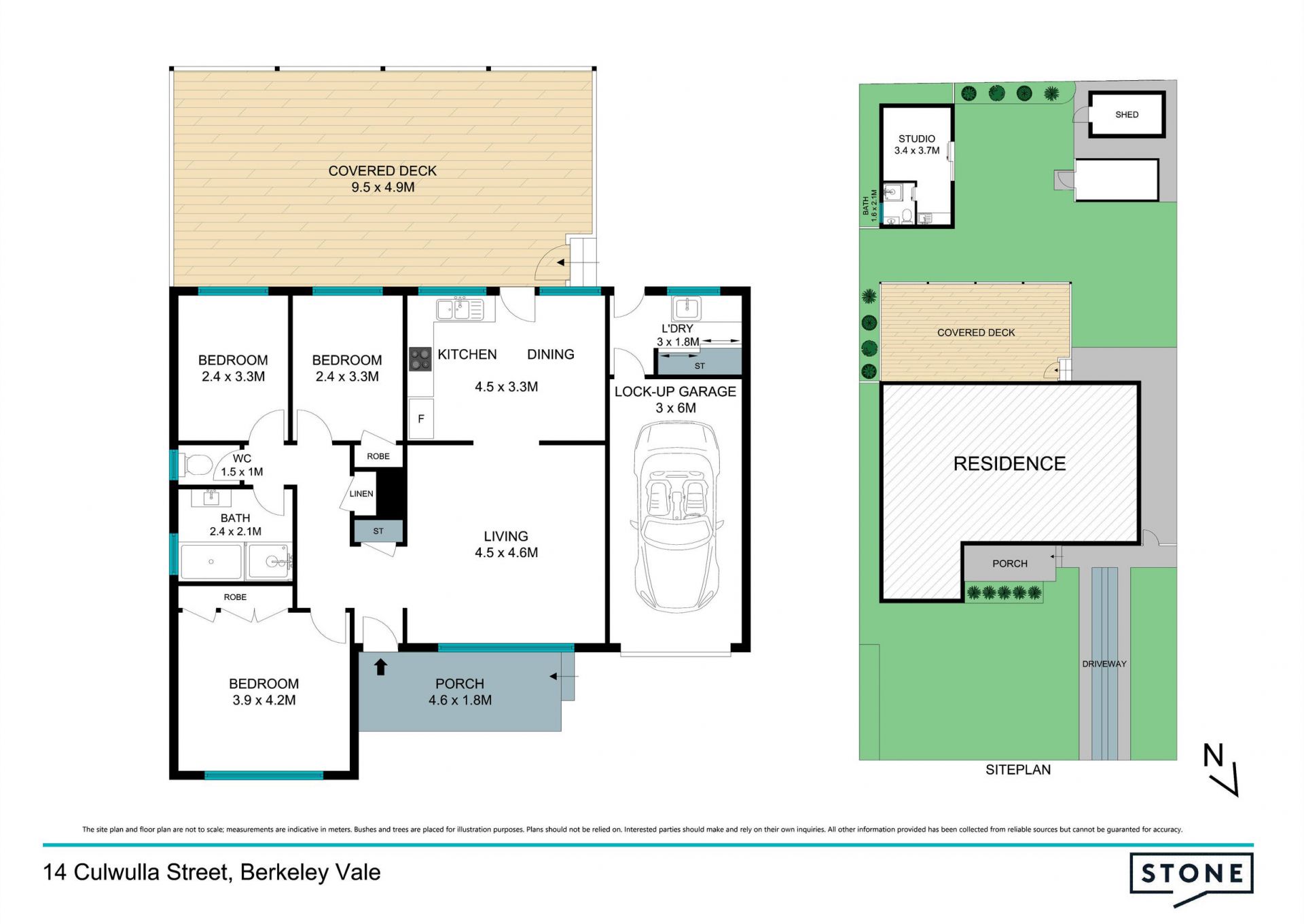 Three-bedroom gem with studio!