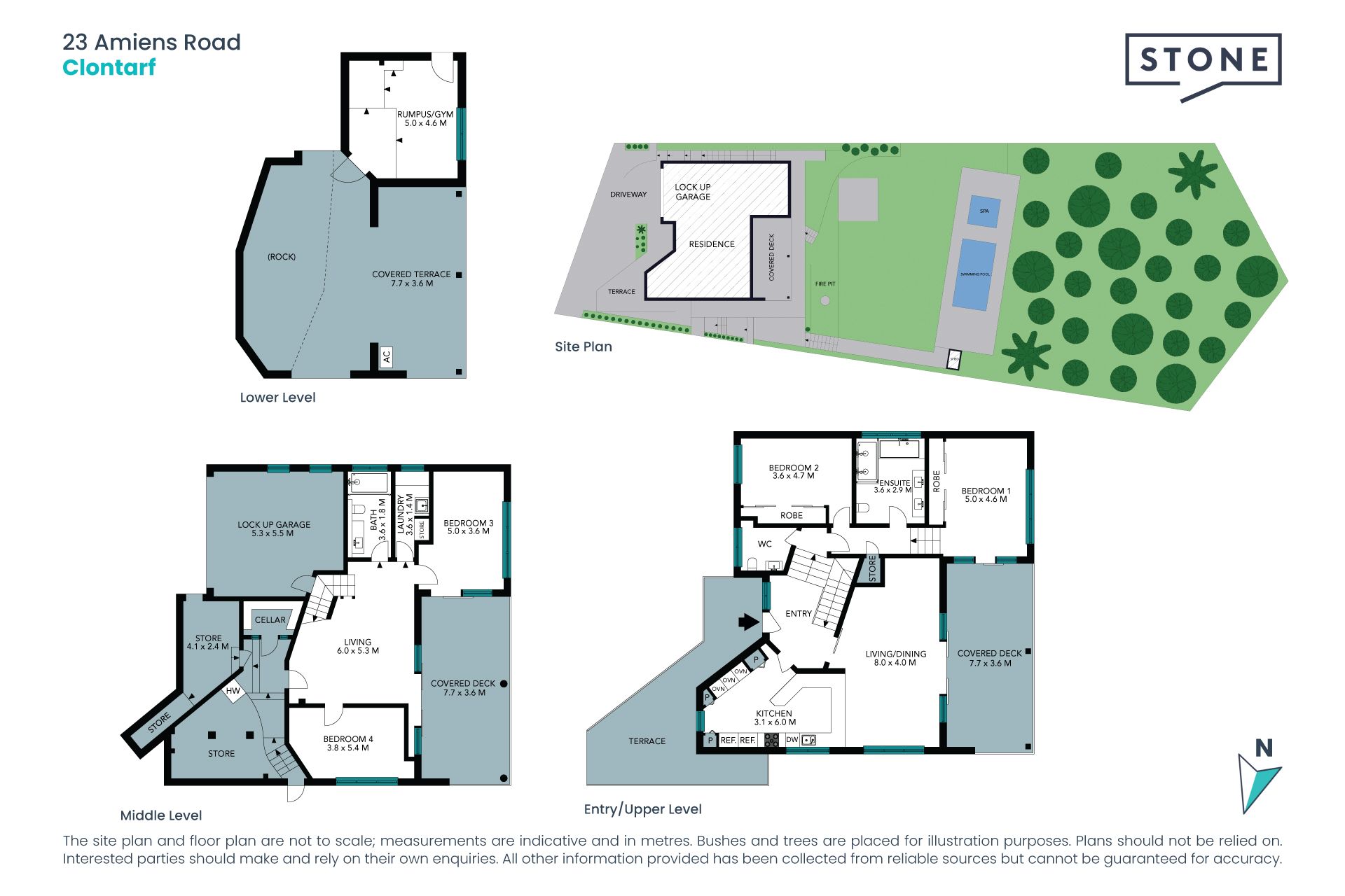 Resort-like hideaway just 350m from Clontarf Beach