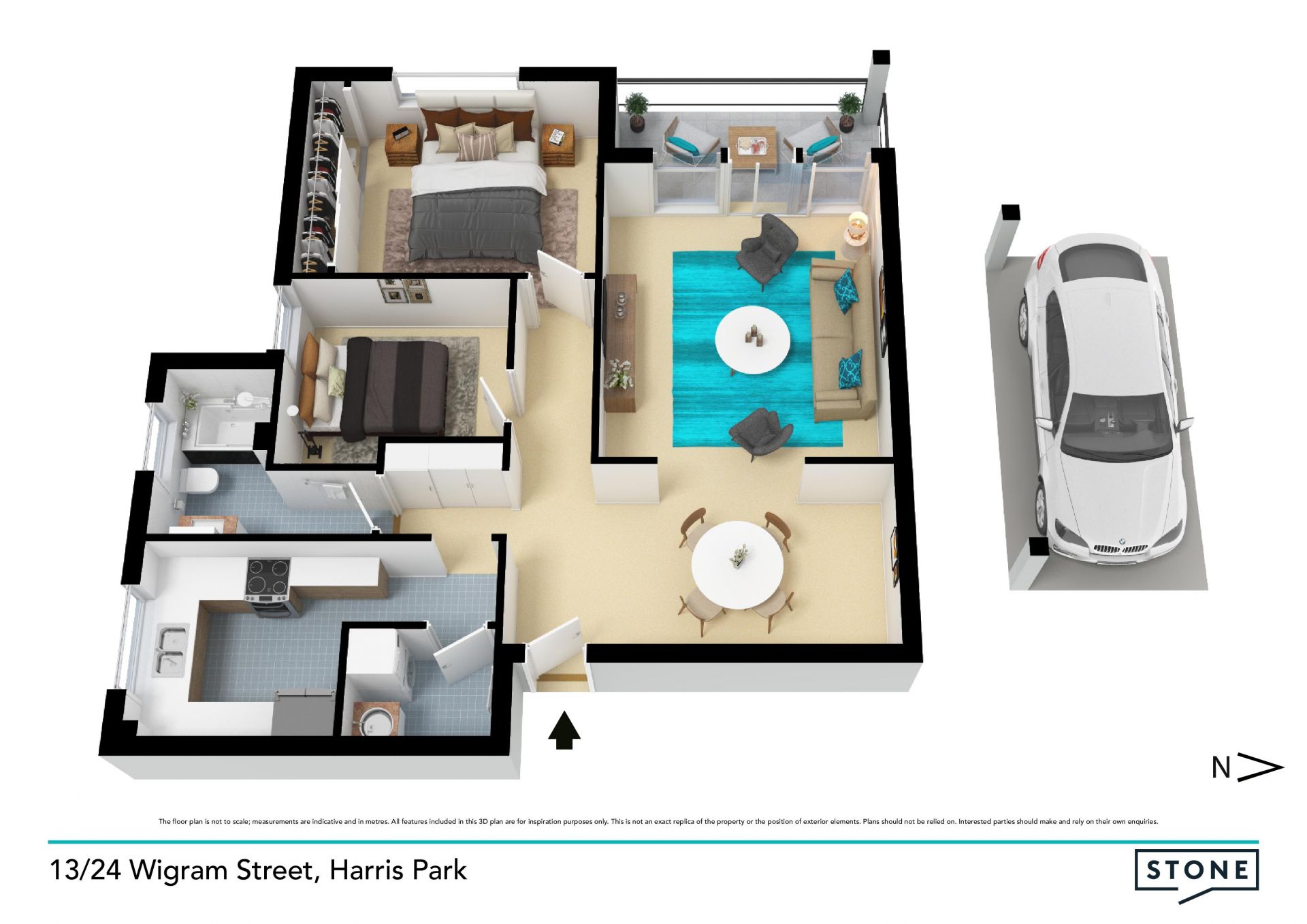 Bright Interiors, Great Location