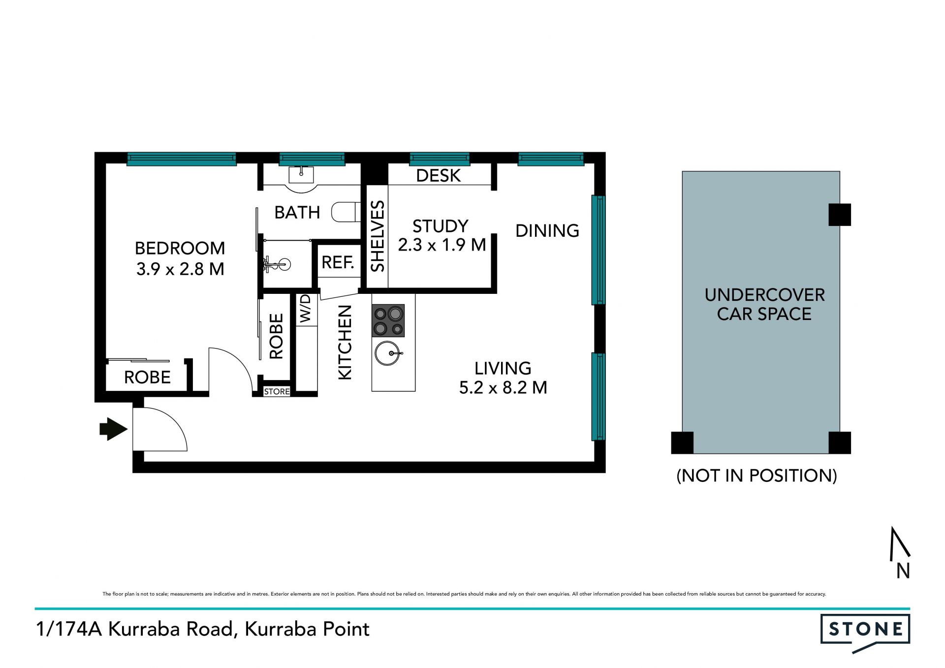 Modern lifestyle pad in a harbourside setting