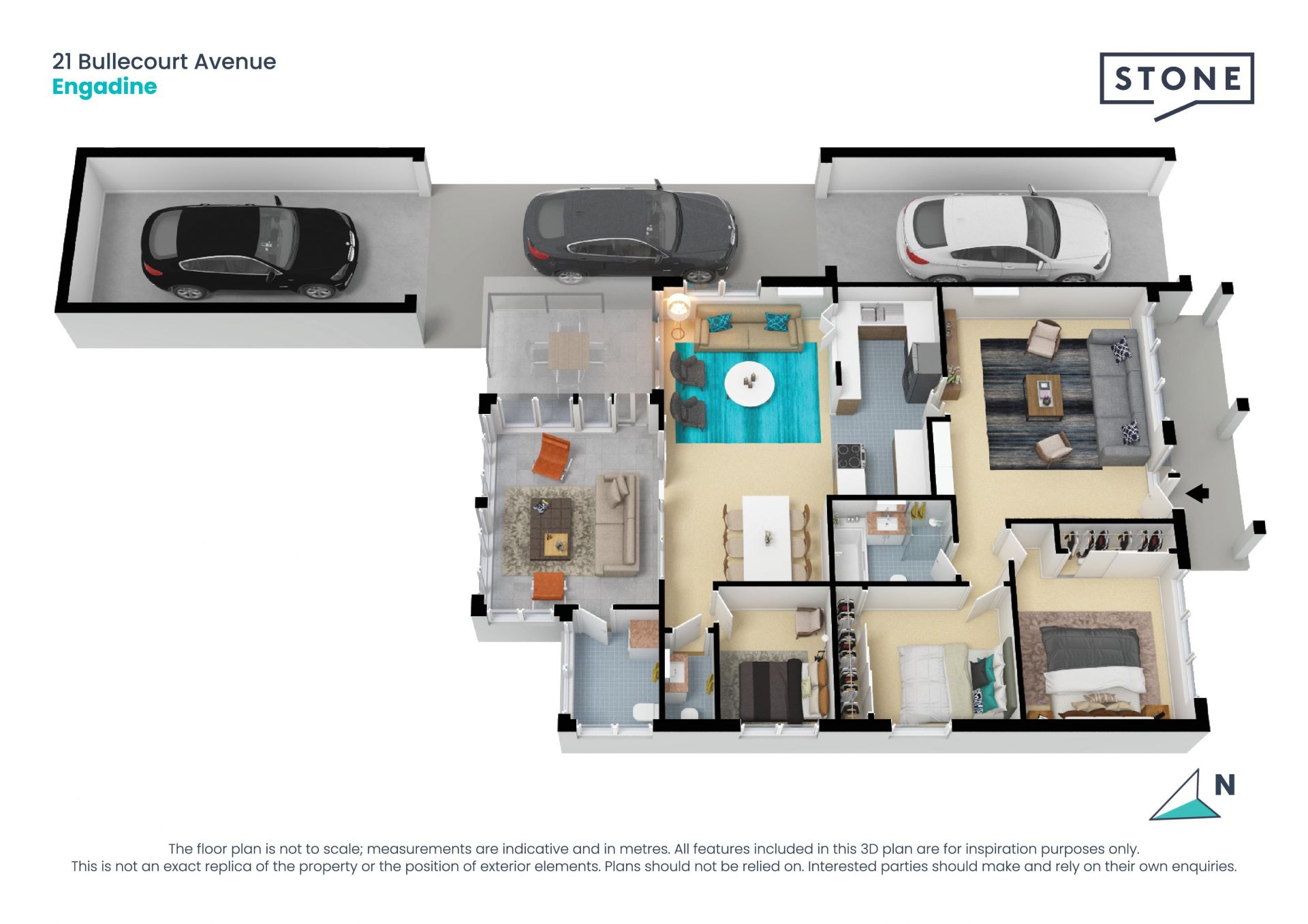 Single level residence charms with peaceful living