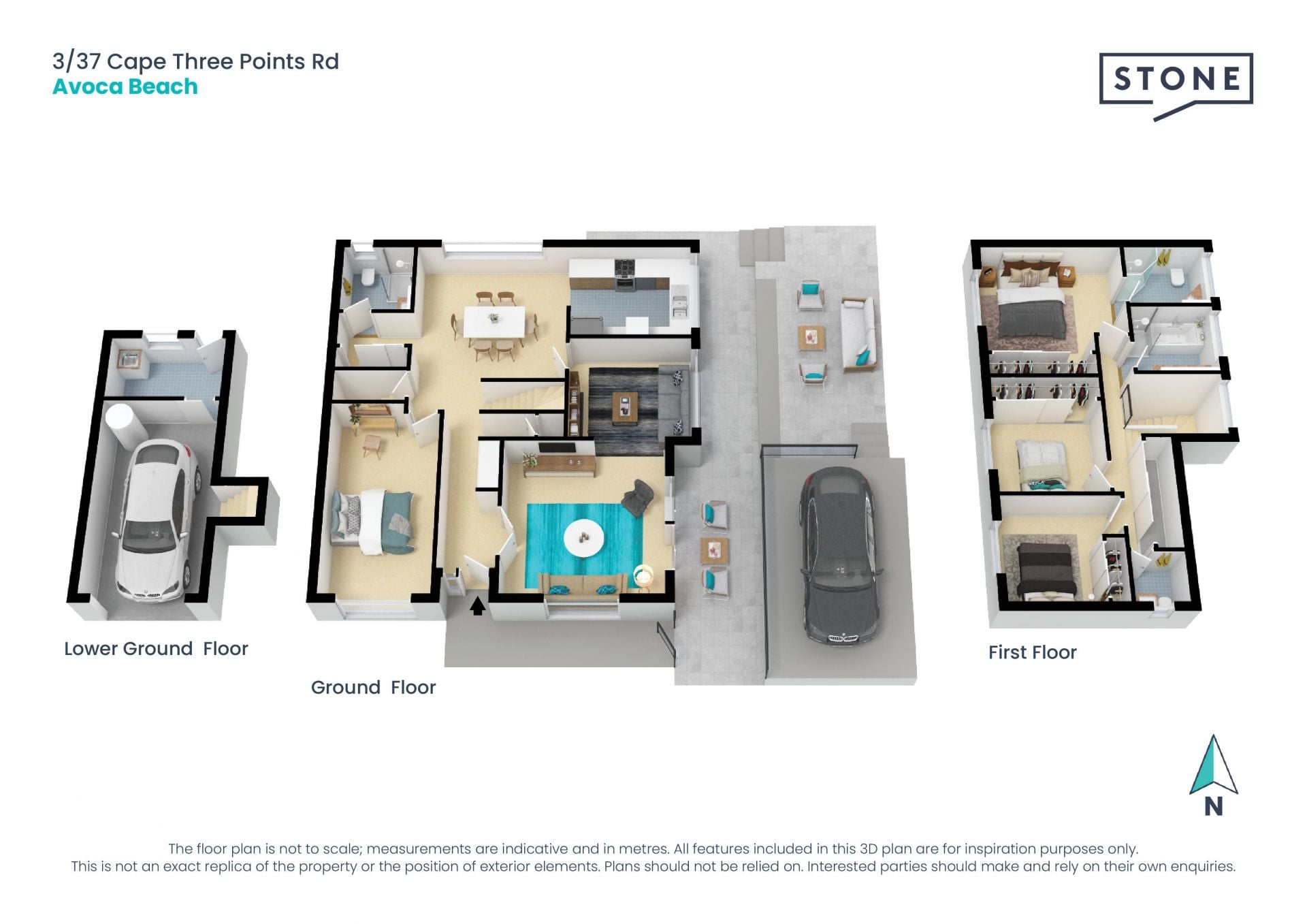 Superb townhouse - 5 min walk to beach