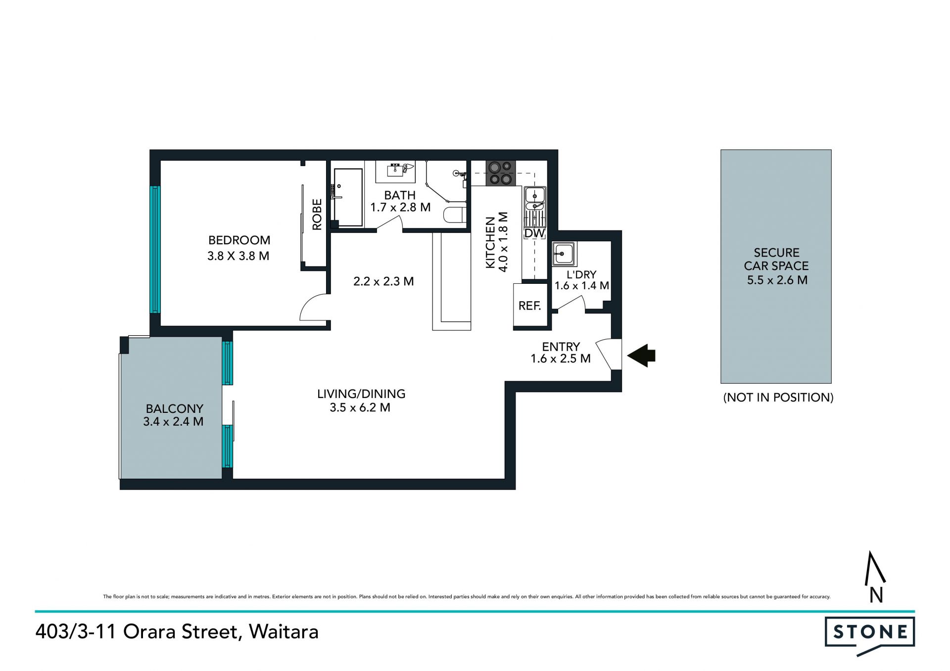 Executive apartment in a highly sought-after complex