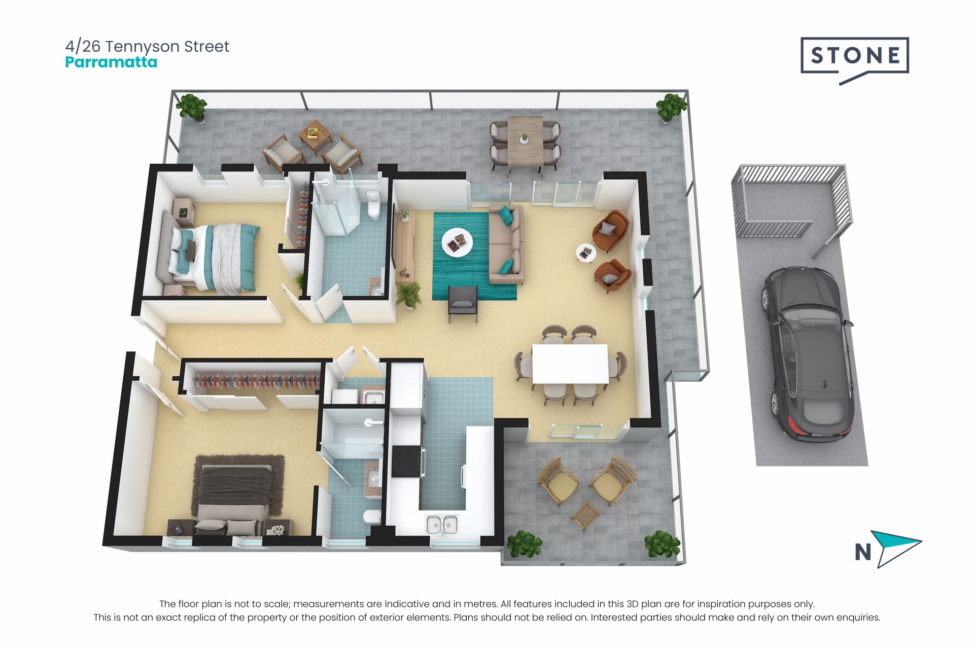 Immaculate Garden Apartment