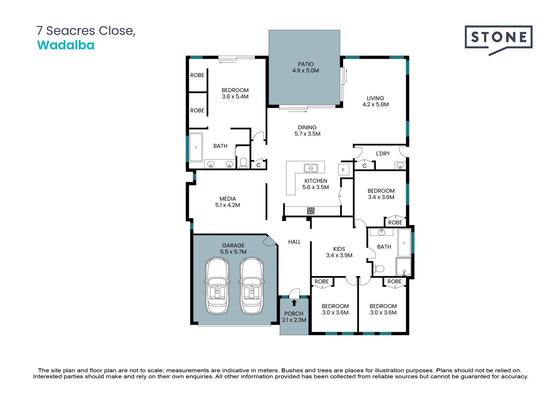 Spacious single level home with side access
