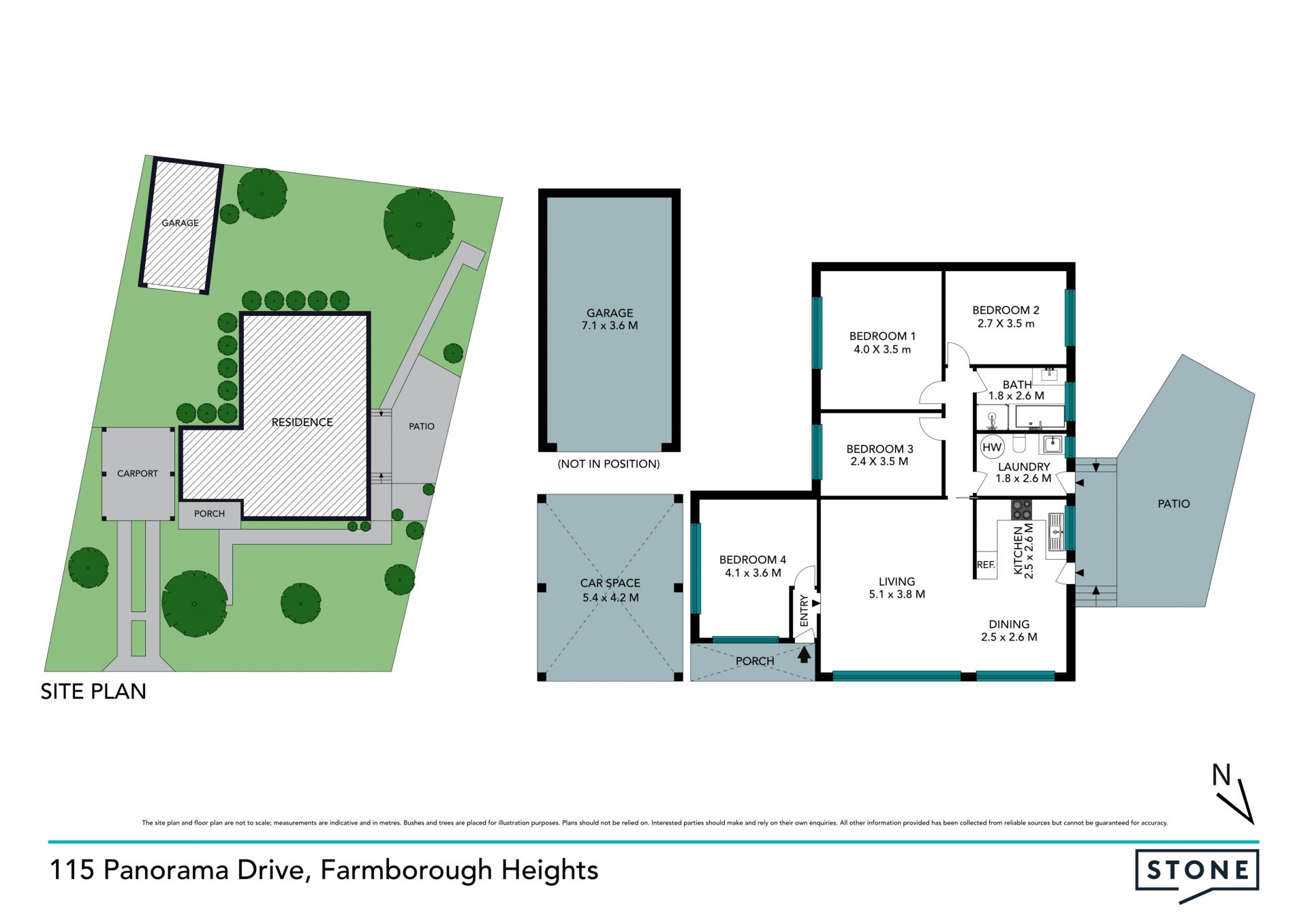 Potential filled home set on level 556sqm block