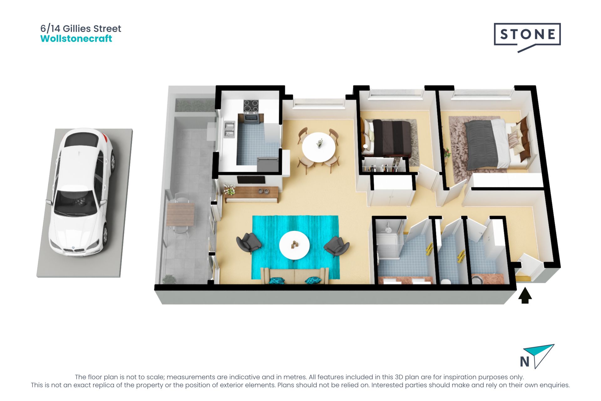 DEPOSIT TAKEN - OPEN HOME CANCELLED
Two bedroom apartment with an abundance of natural light and leafy outlook.