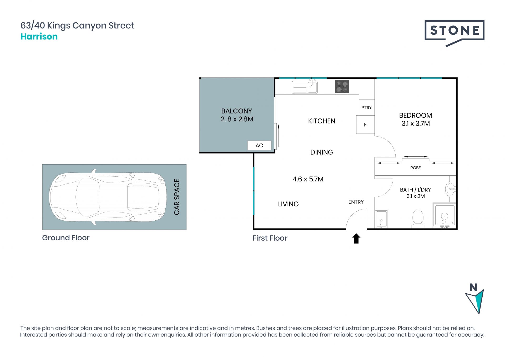 Secure lockup garage and low strata.