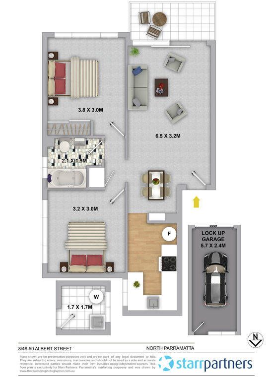 Top floor position with open district views