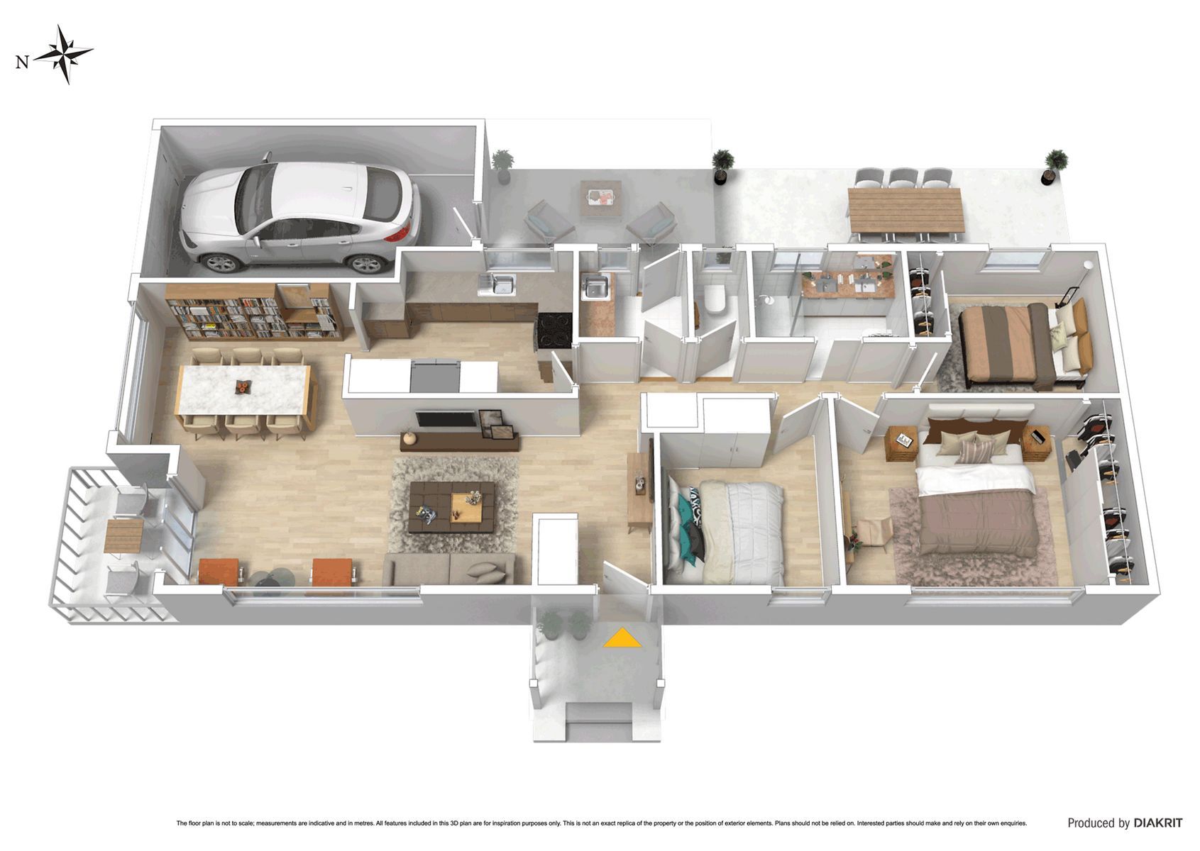 Front facing villa embraces an easycare lifestyle