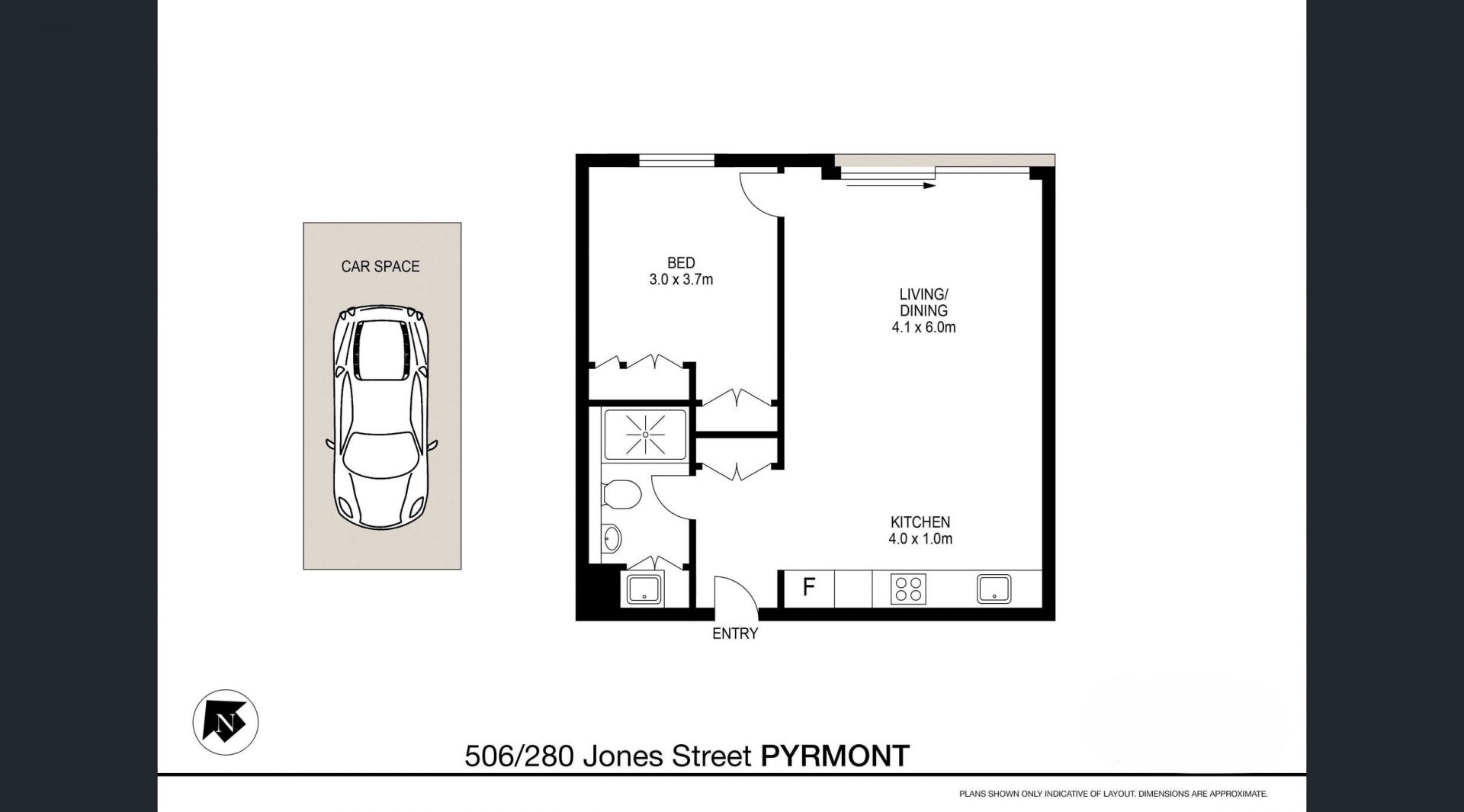 Modern One-Bedroom Apartment in 