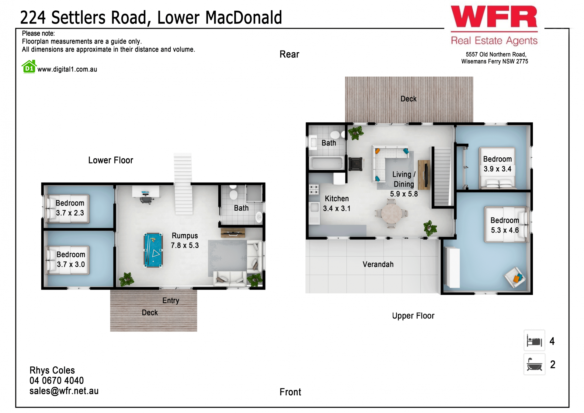 Immaculate 4 Bedroom Home In Convenient Location