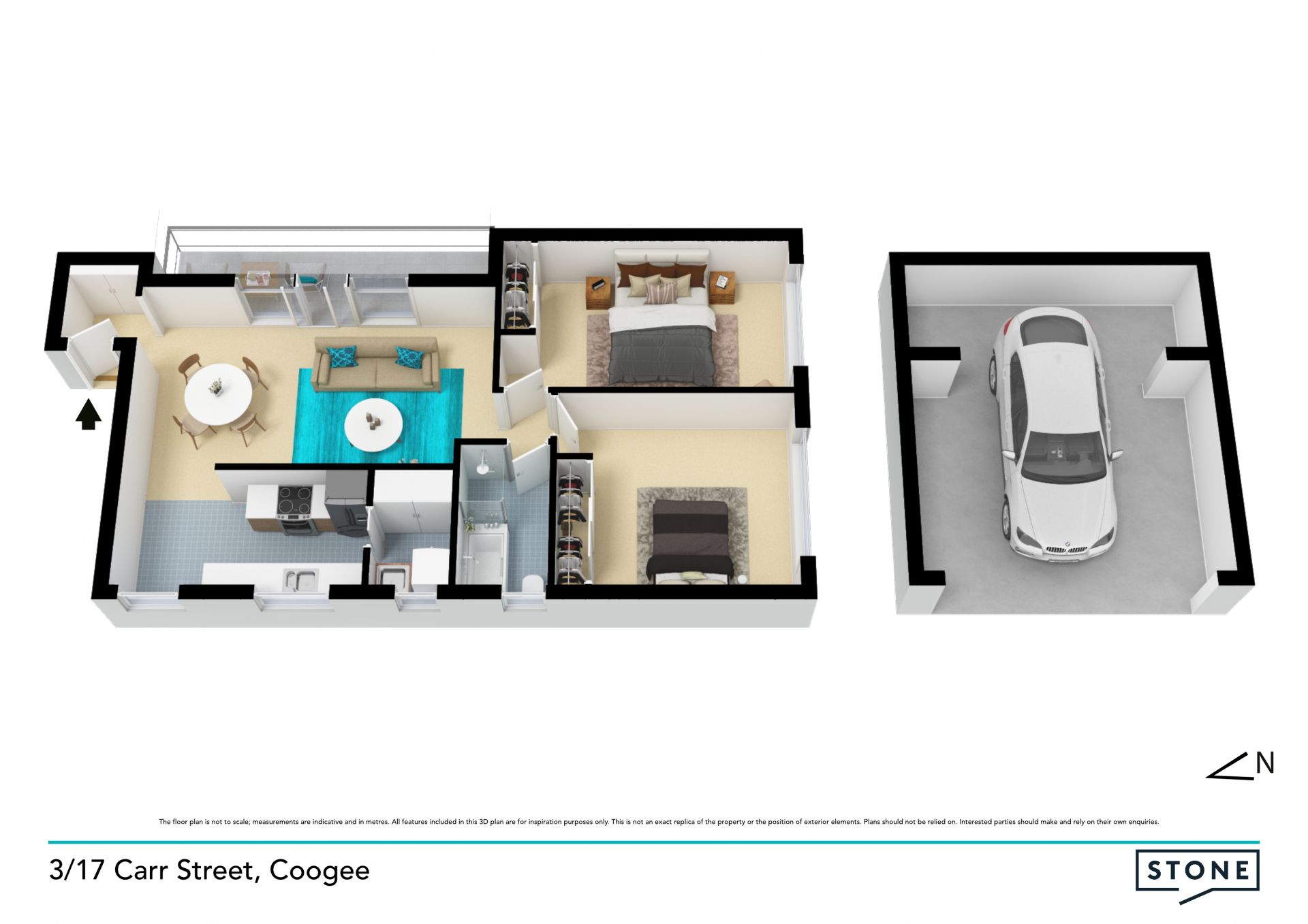 Bright, spacious and stylish beach pad in top spot