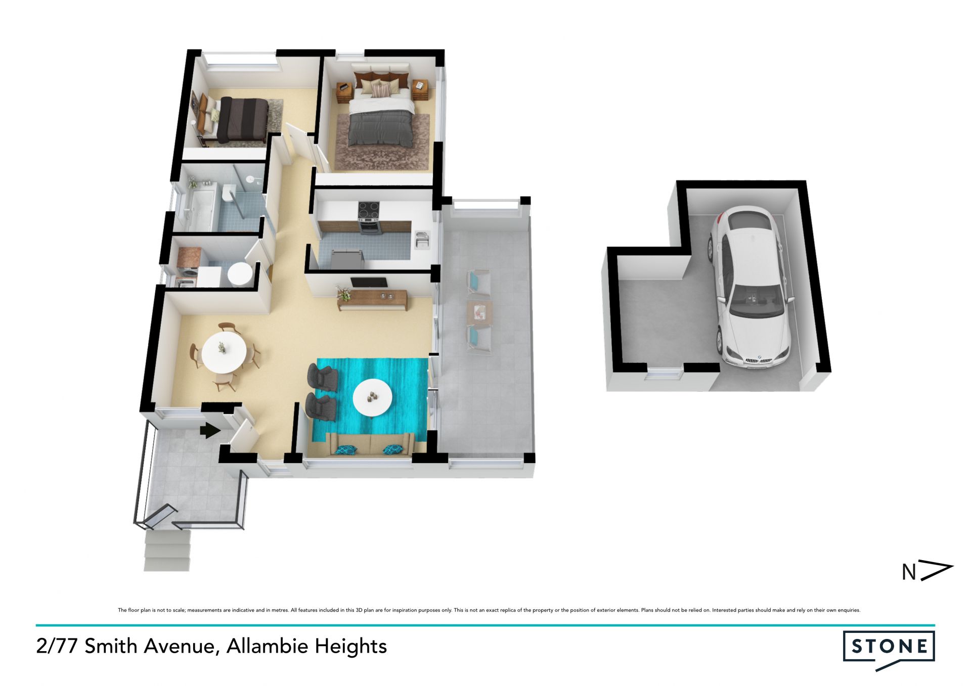 Charming upper duplex in ultra convenient location