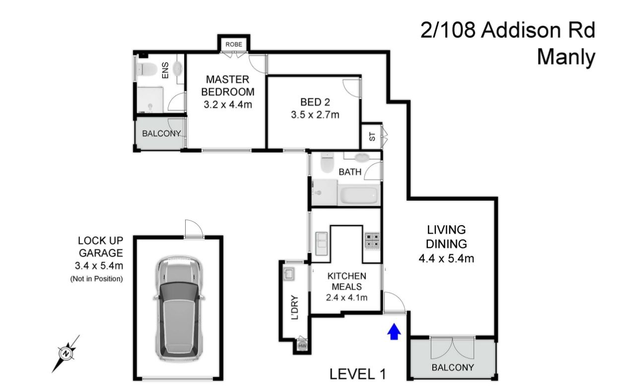 Spacious Eastern Hill Apartment