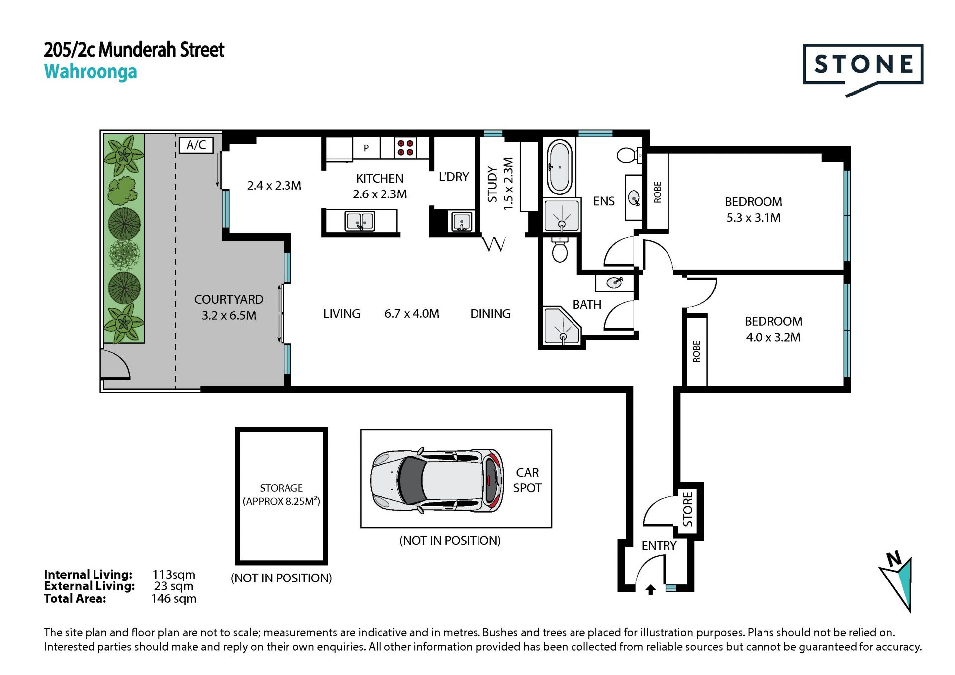 Stylish ground floor apartment in tightly-held 'Lexington' development