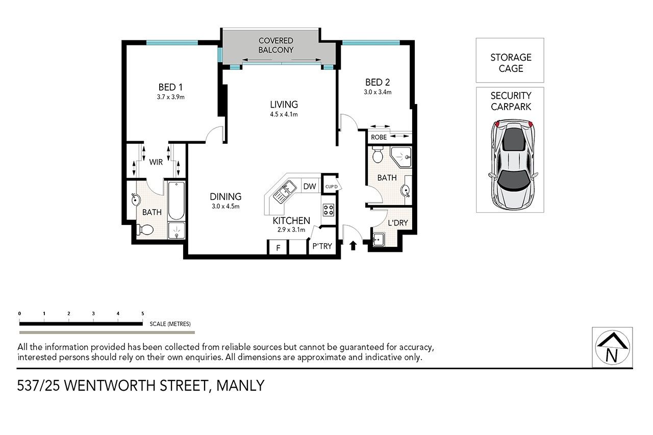 Beachside luxury apartment with resort facilities
