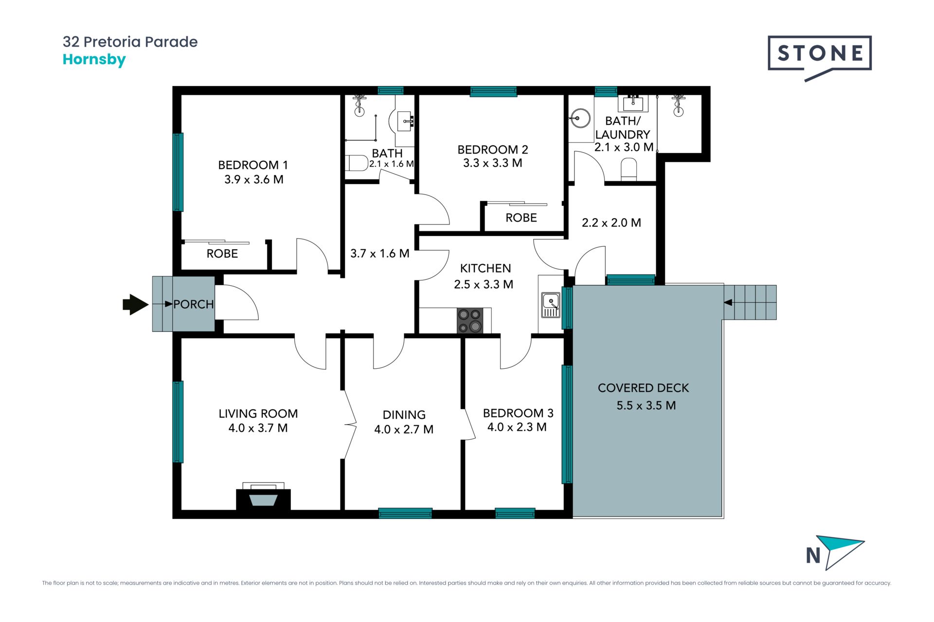 Renovated two-bedroom family home