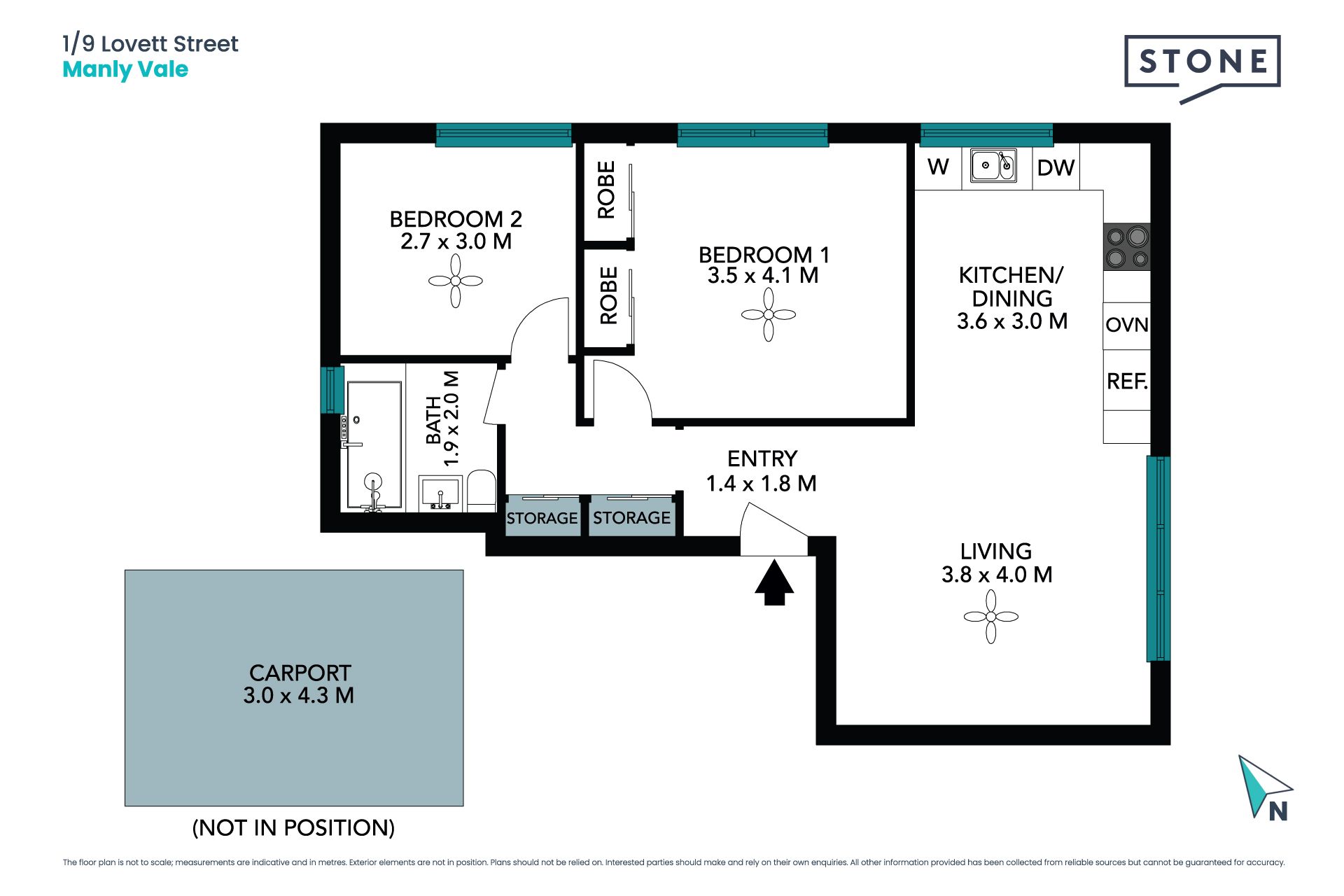 Easy modern living in a quiet central setting