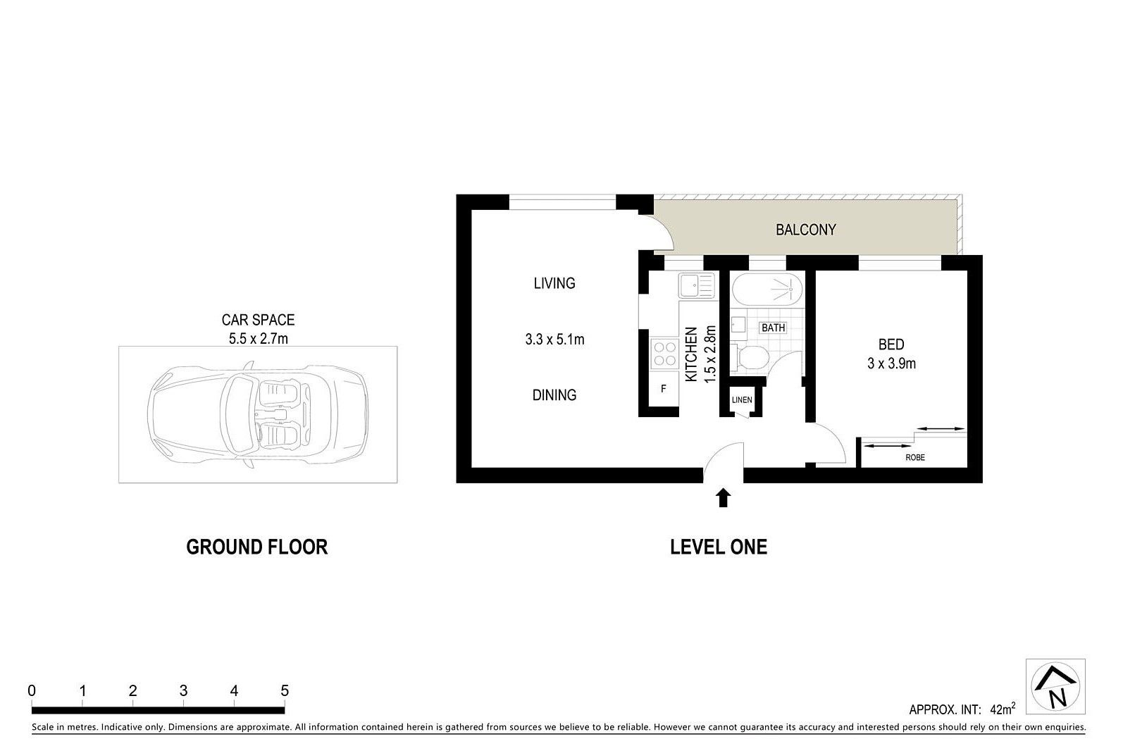 WELL LOCATED, SUNLIT APARTMENT.