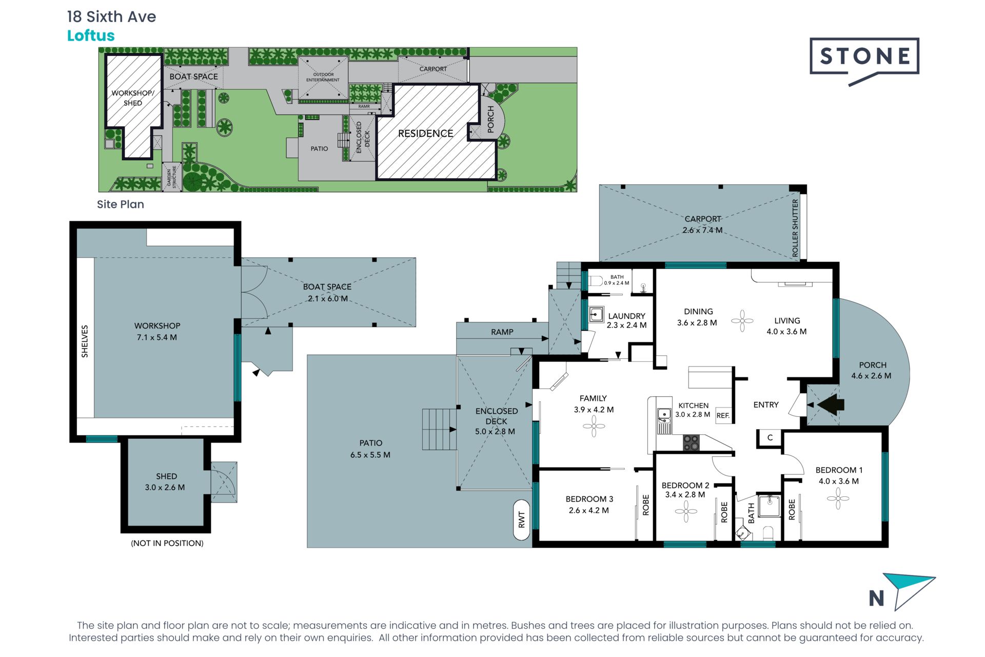 Great size block, superb location and potential
