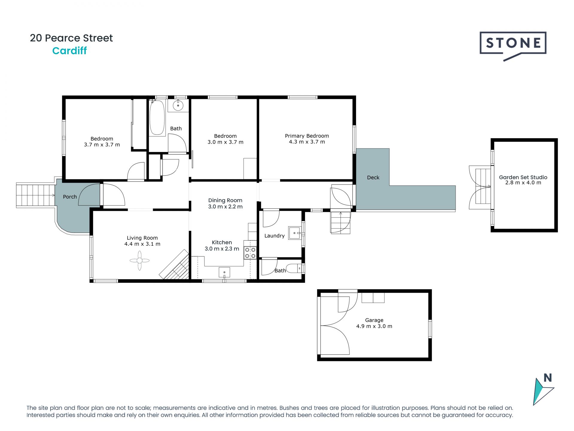 Flexible floorplan, lovely gardens, handy location