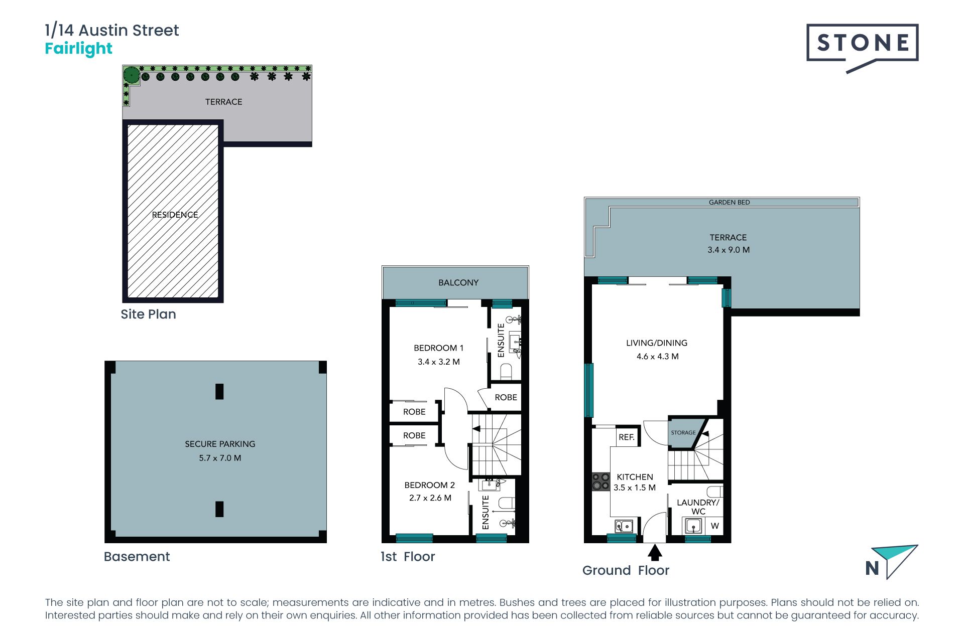 Sleek executive town home in central leafy setting