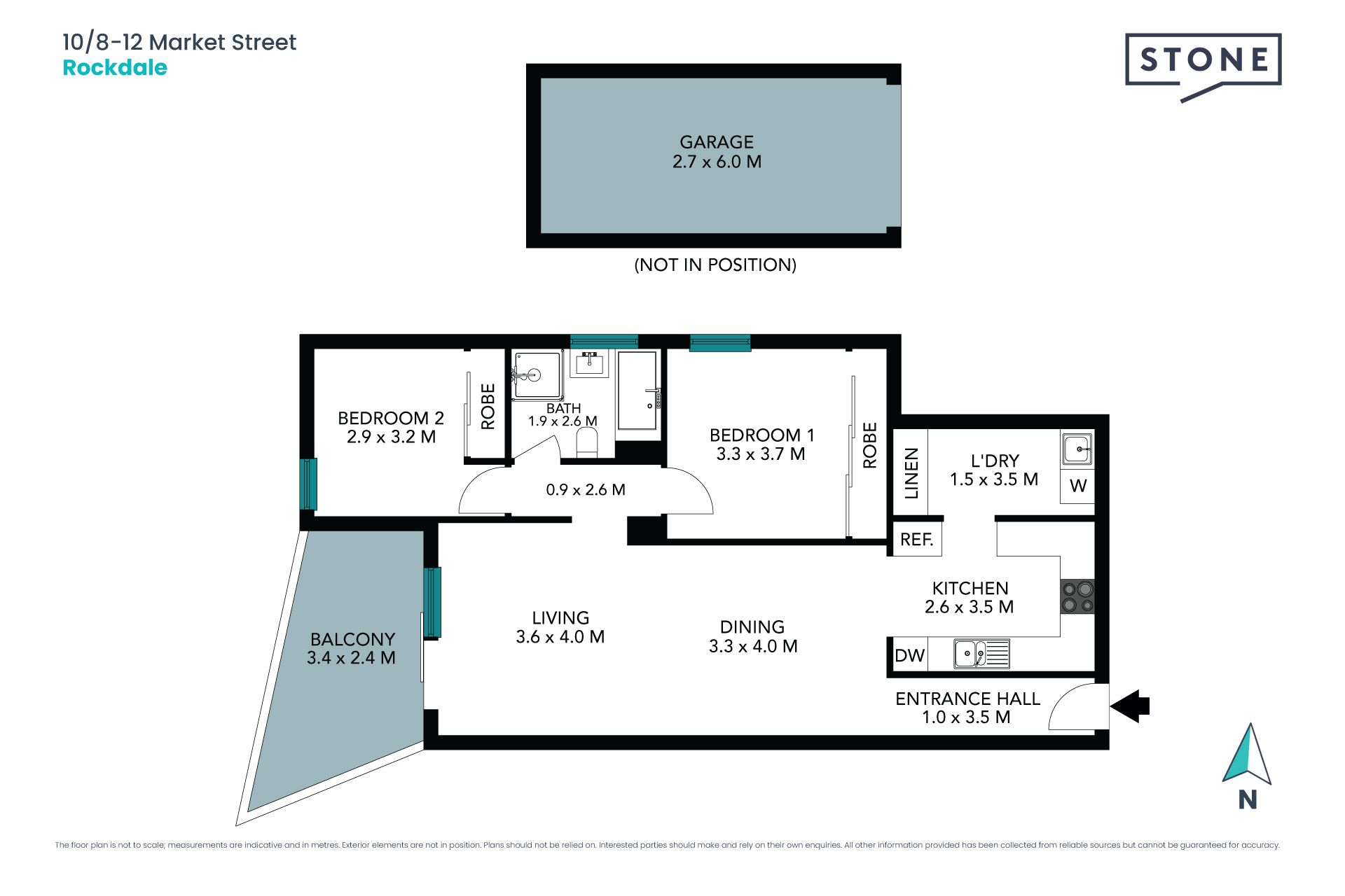 Quiet, contemporary living in village heart