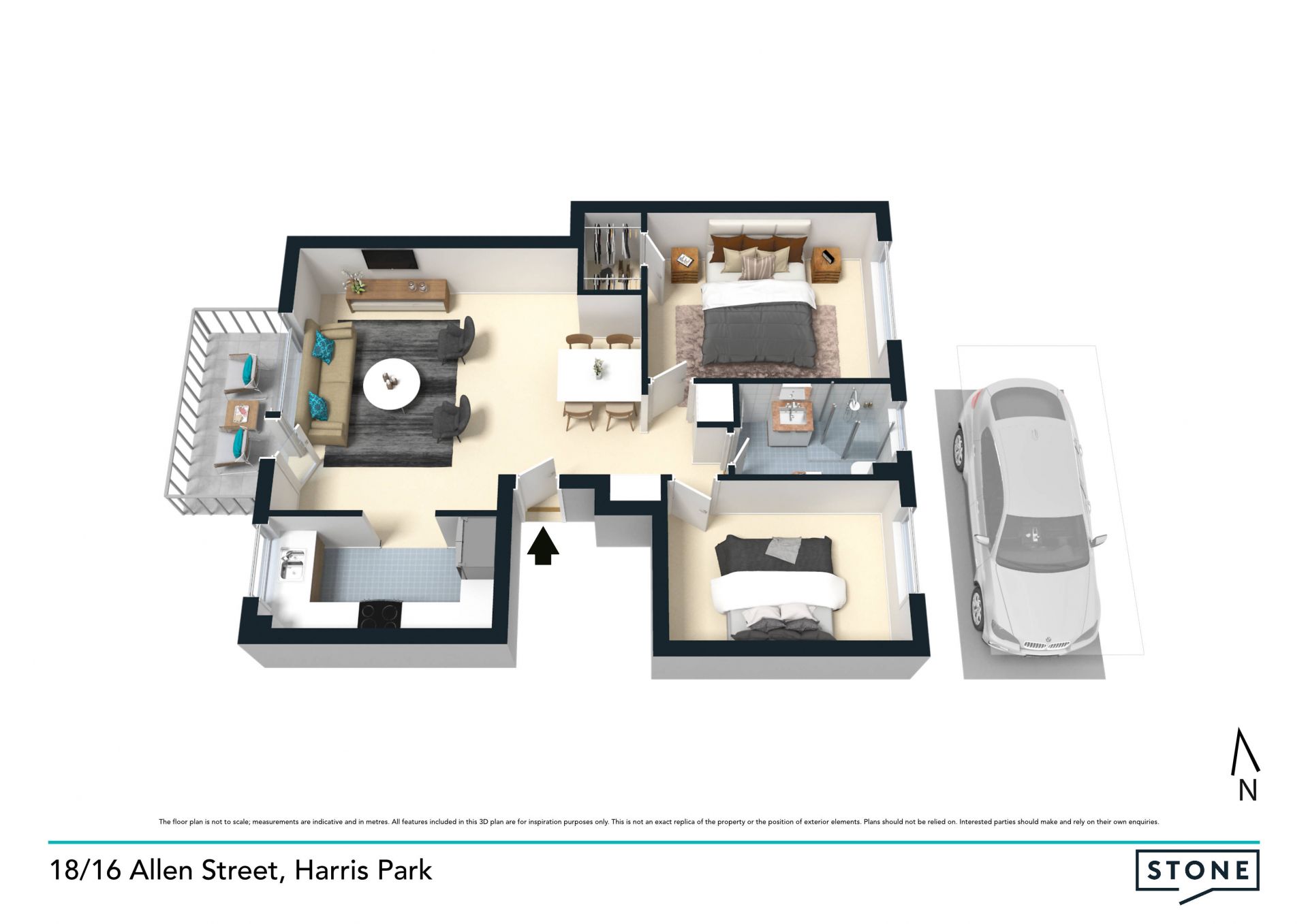 spacious and bright interiors