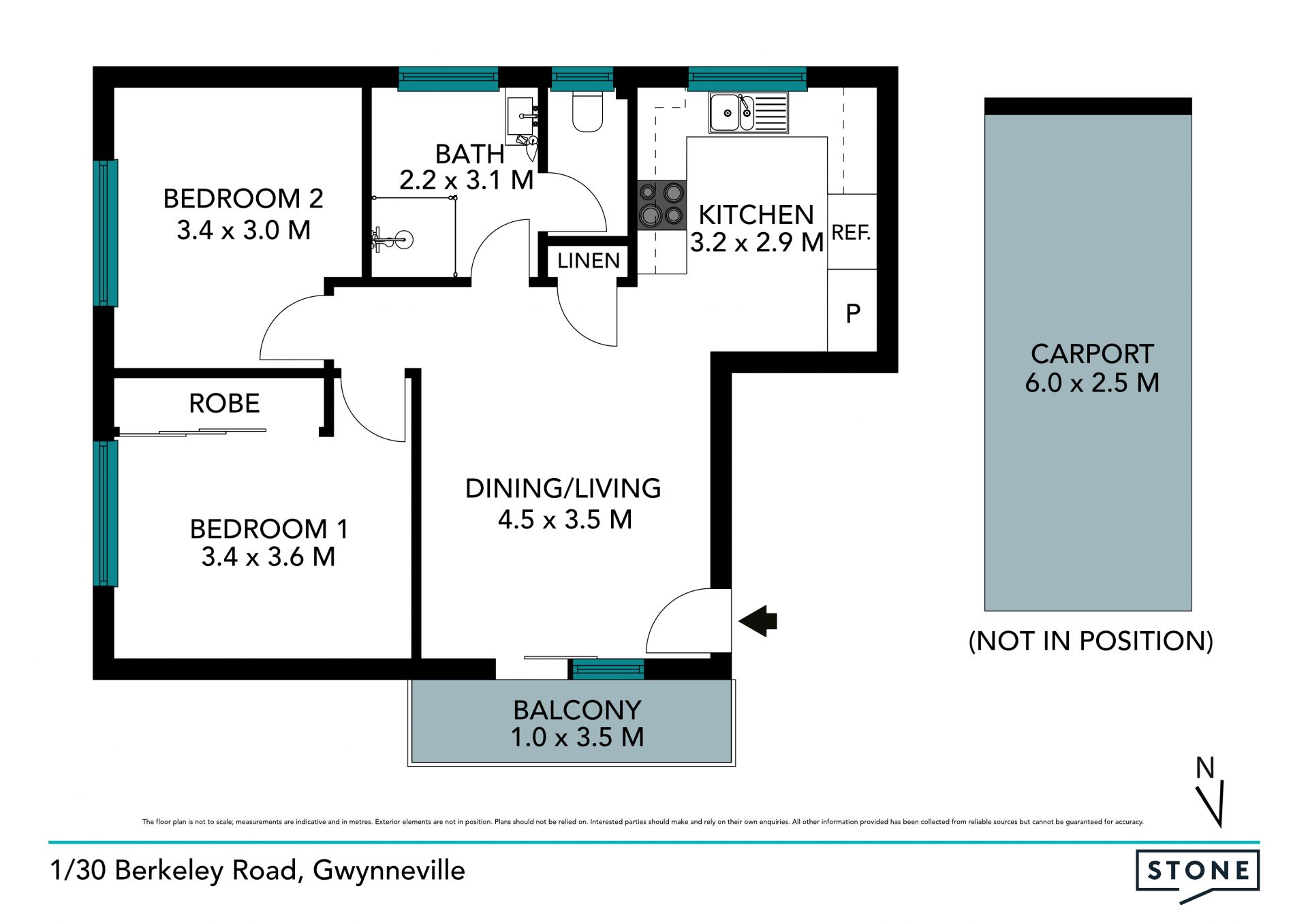 Comfortable full brick apartment for modern living