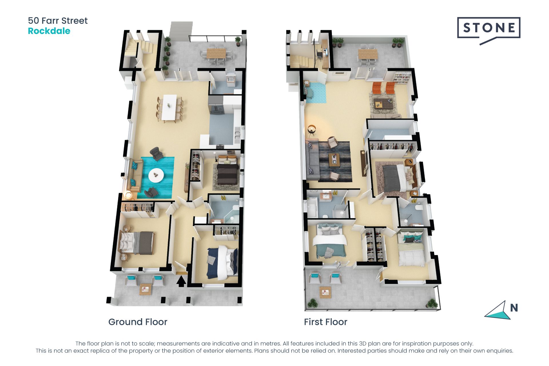 Stylish living for large family or dual residence