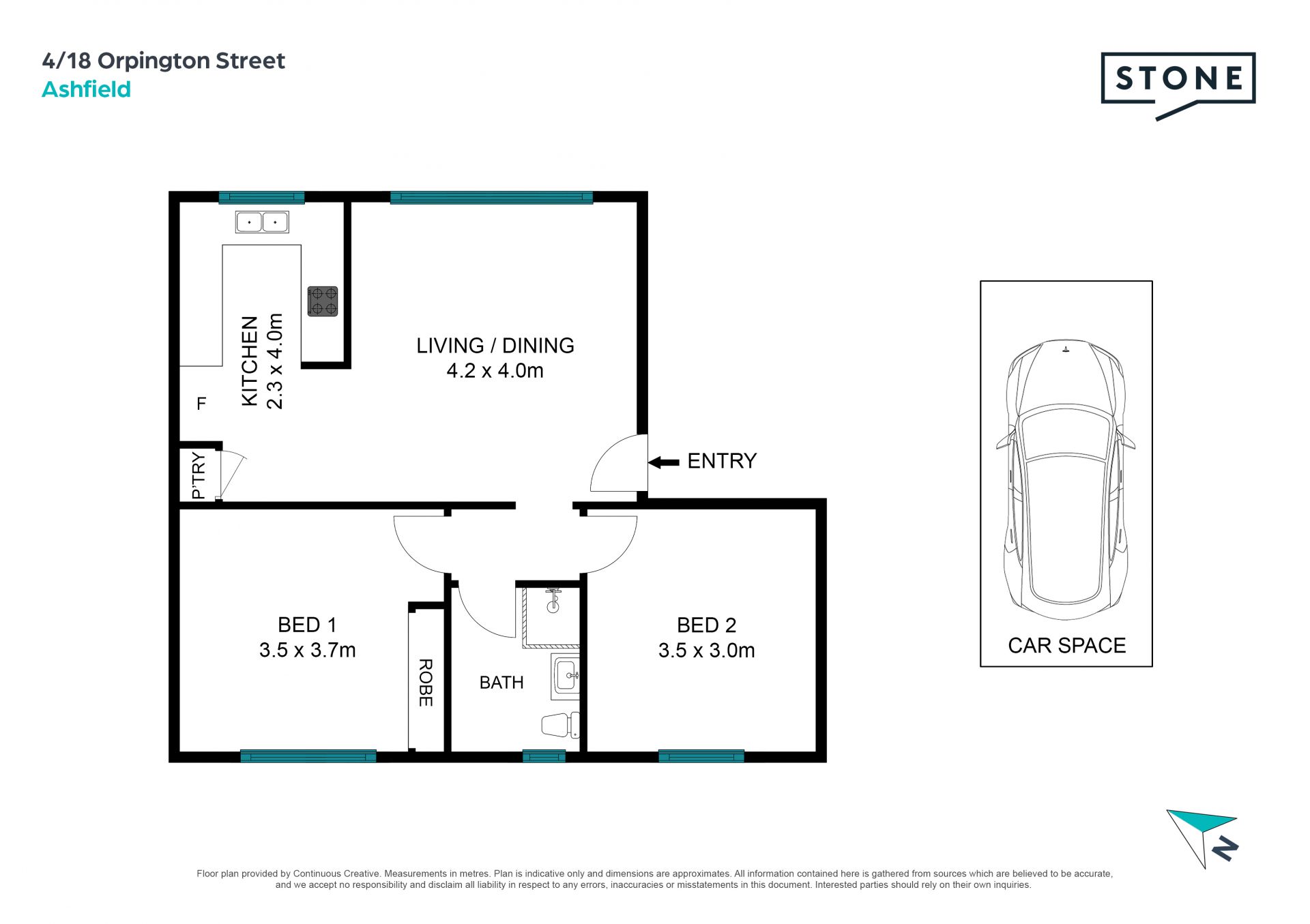 Quiet and Private in highly sought after tree lined street