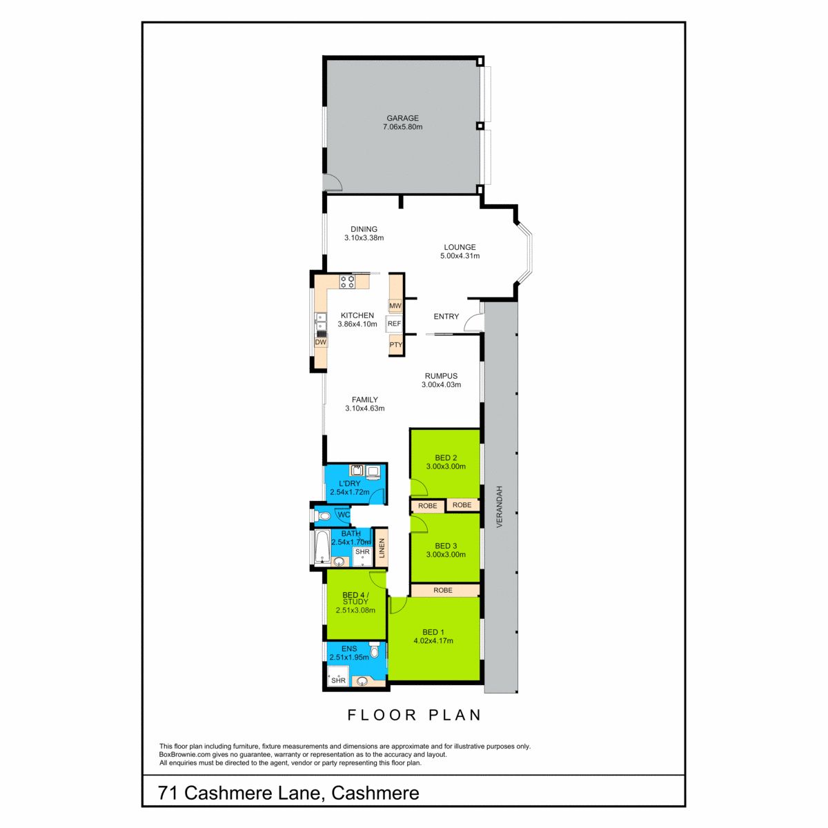 Bush lifestyle living on a useable 2312 m2 block.
